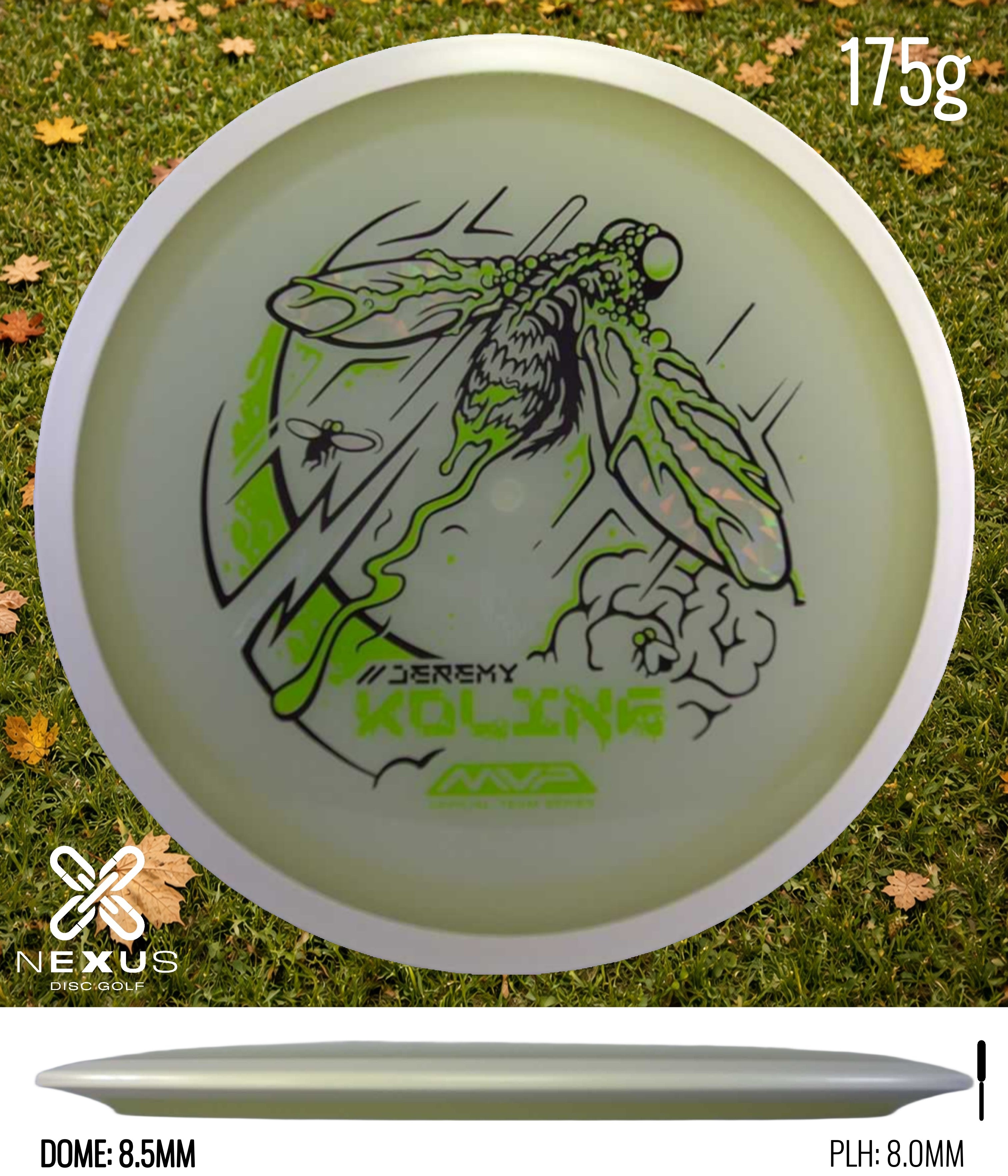 MVP Control Glow/Black, Green Metallic 175g