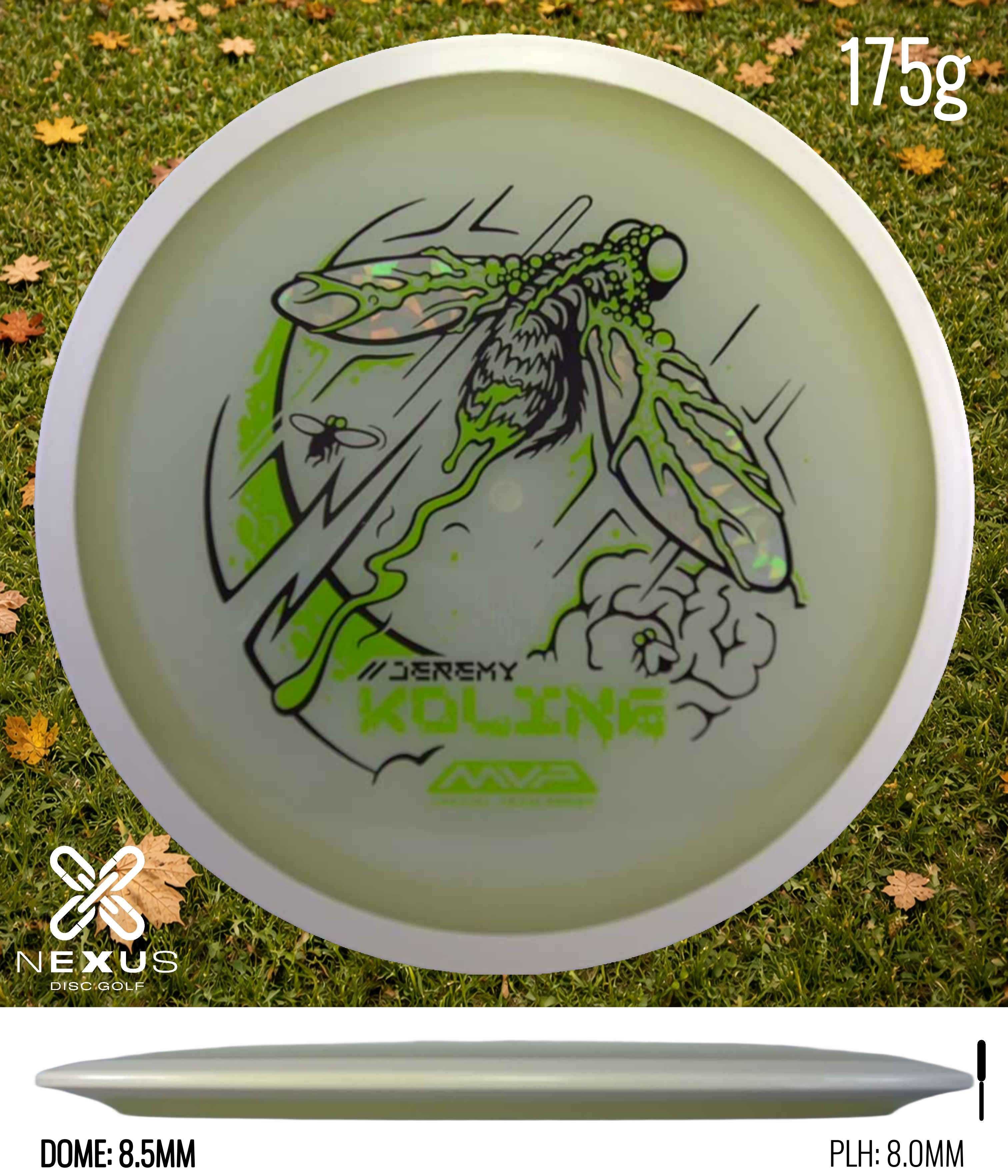 MVP Control Glow/Black, Green Metallic 175g