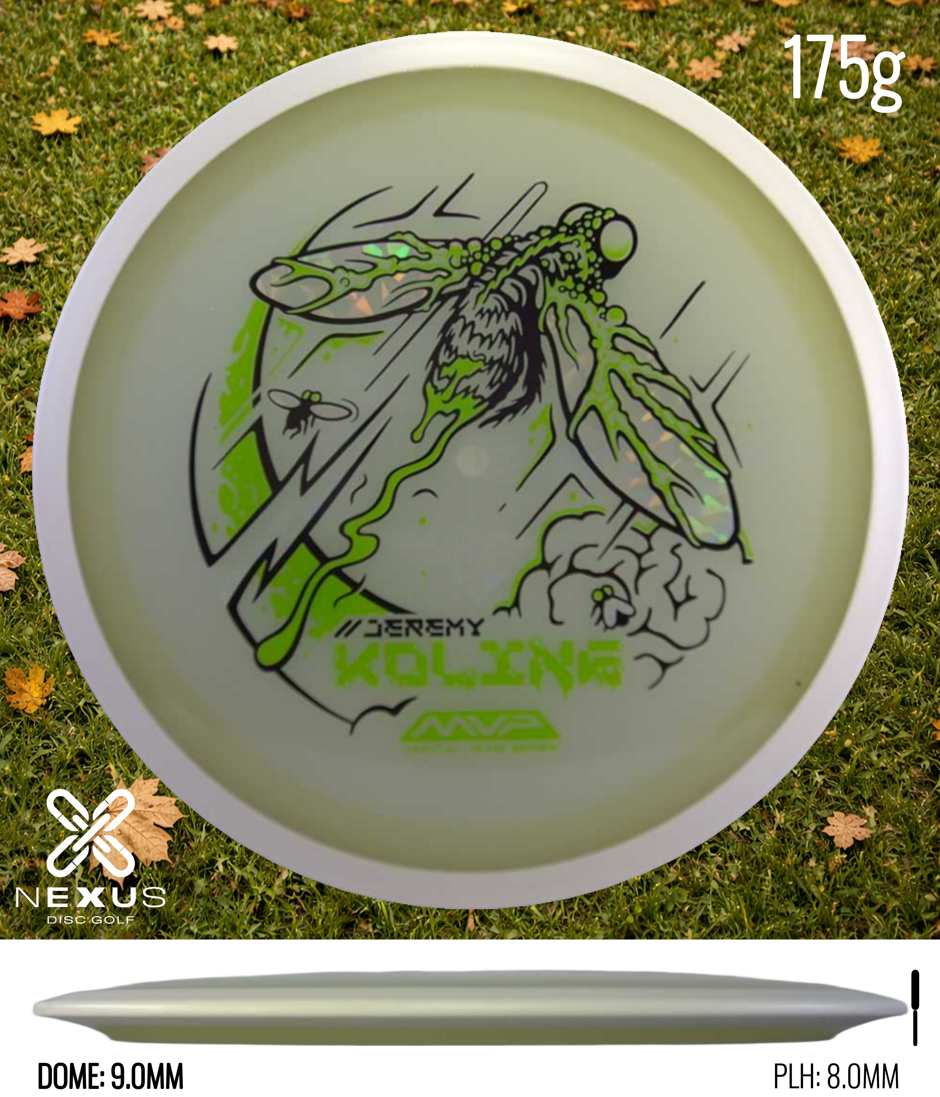 MVP Control Glow/Black, Green Metallic 175g