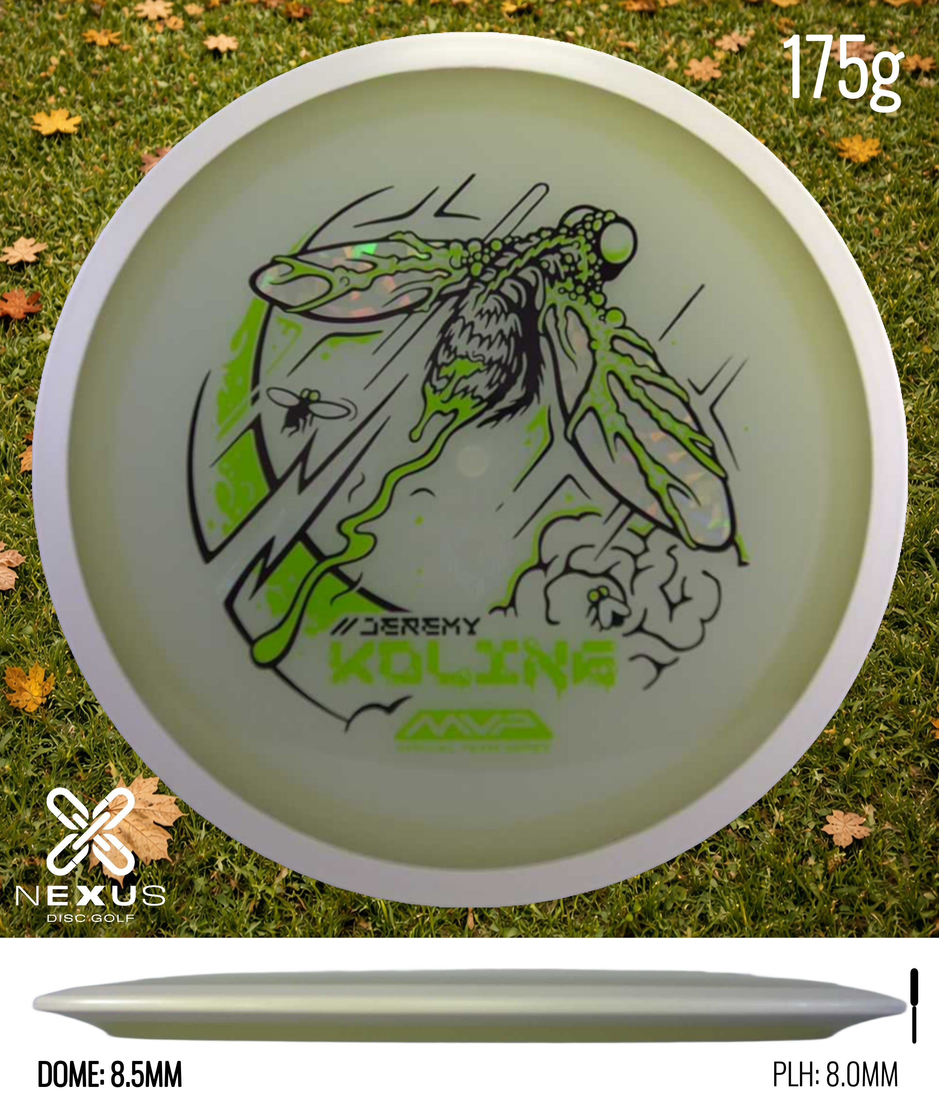 MVP Control Glow/Black, Green Metallic 175g