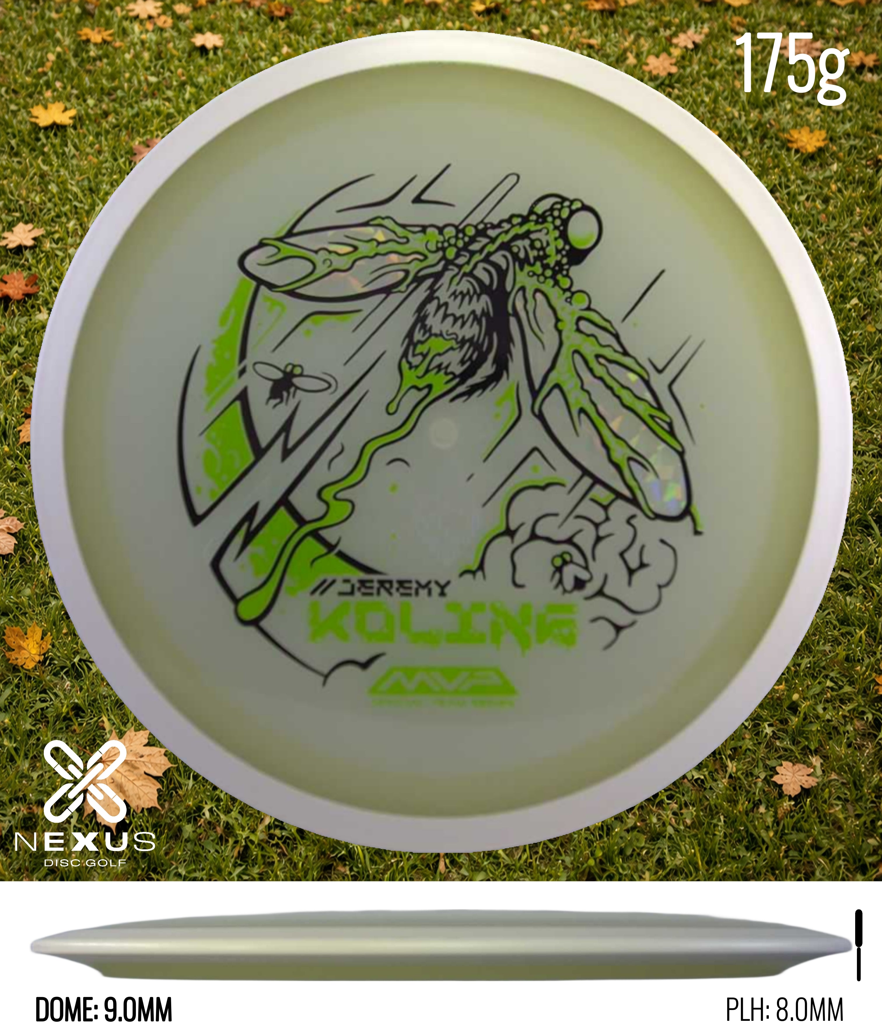MVP Control Glow/Black, Green Metallic 175g