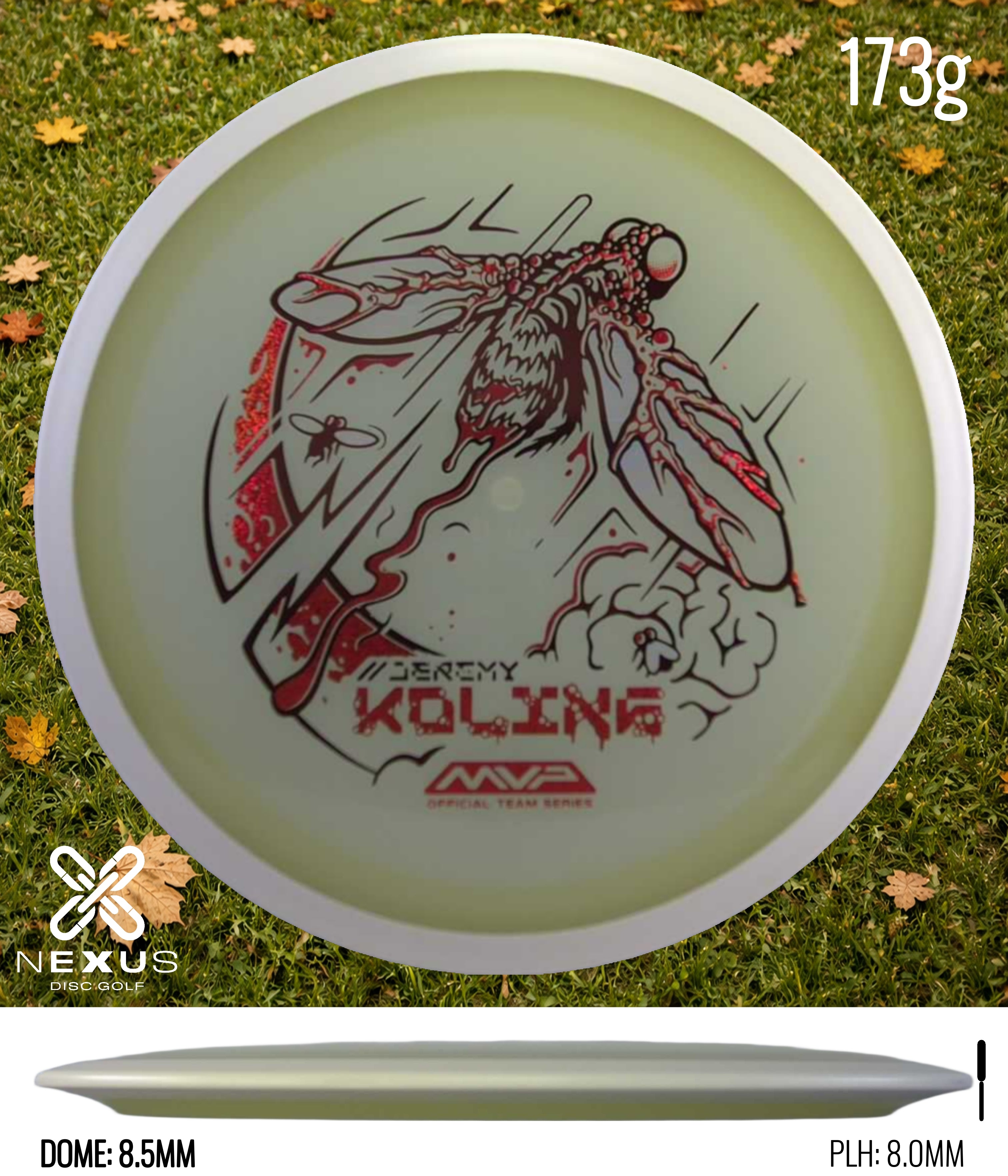 MVP Control Glow/Red Metallic, Black 173g