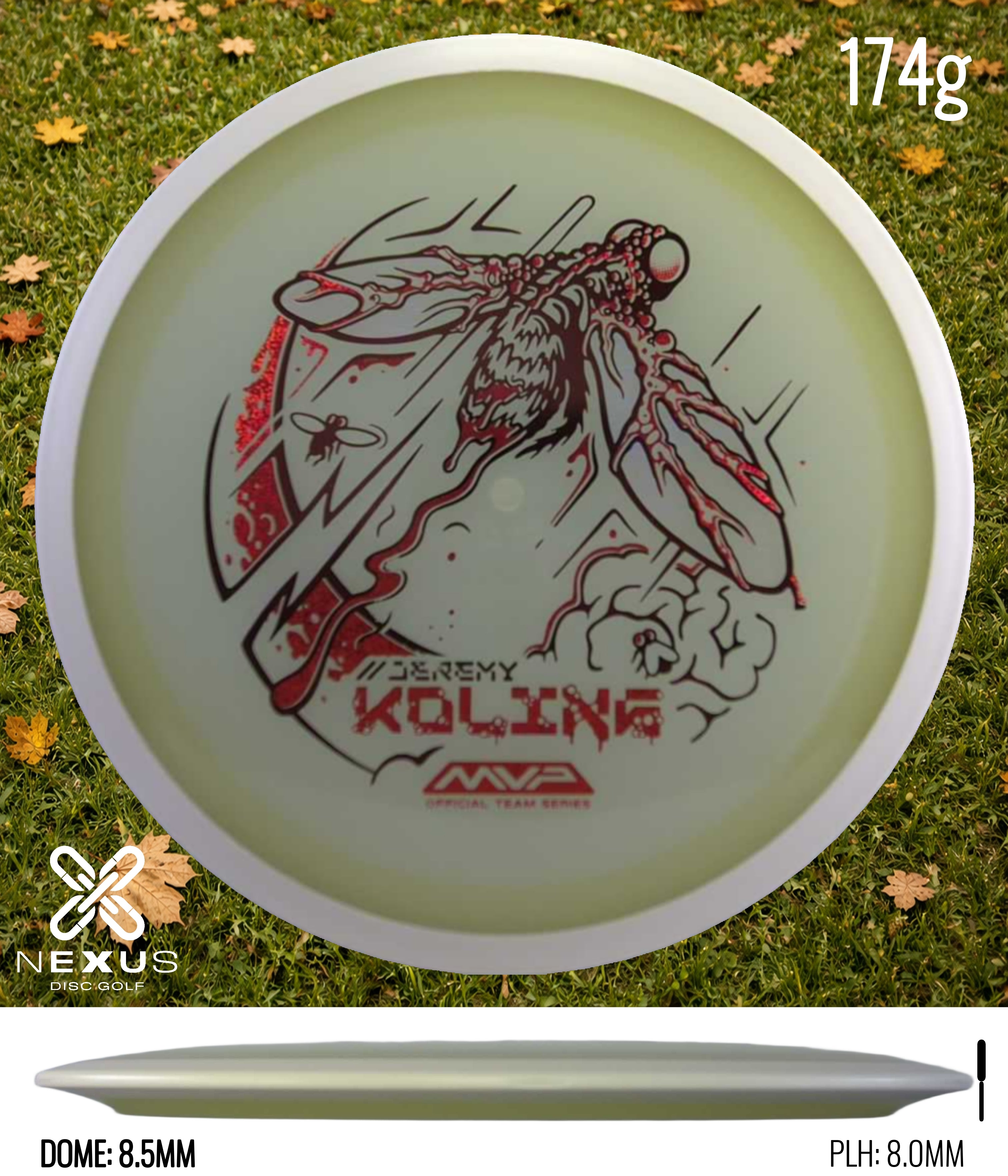 MVP Control Glow/Red Metallic, Black 174g