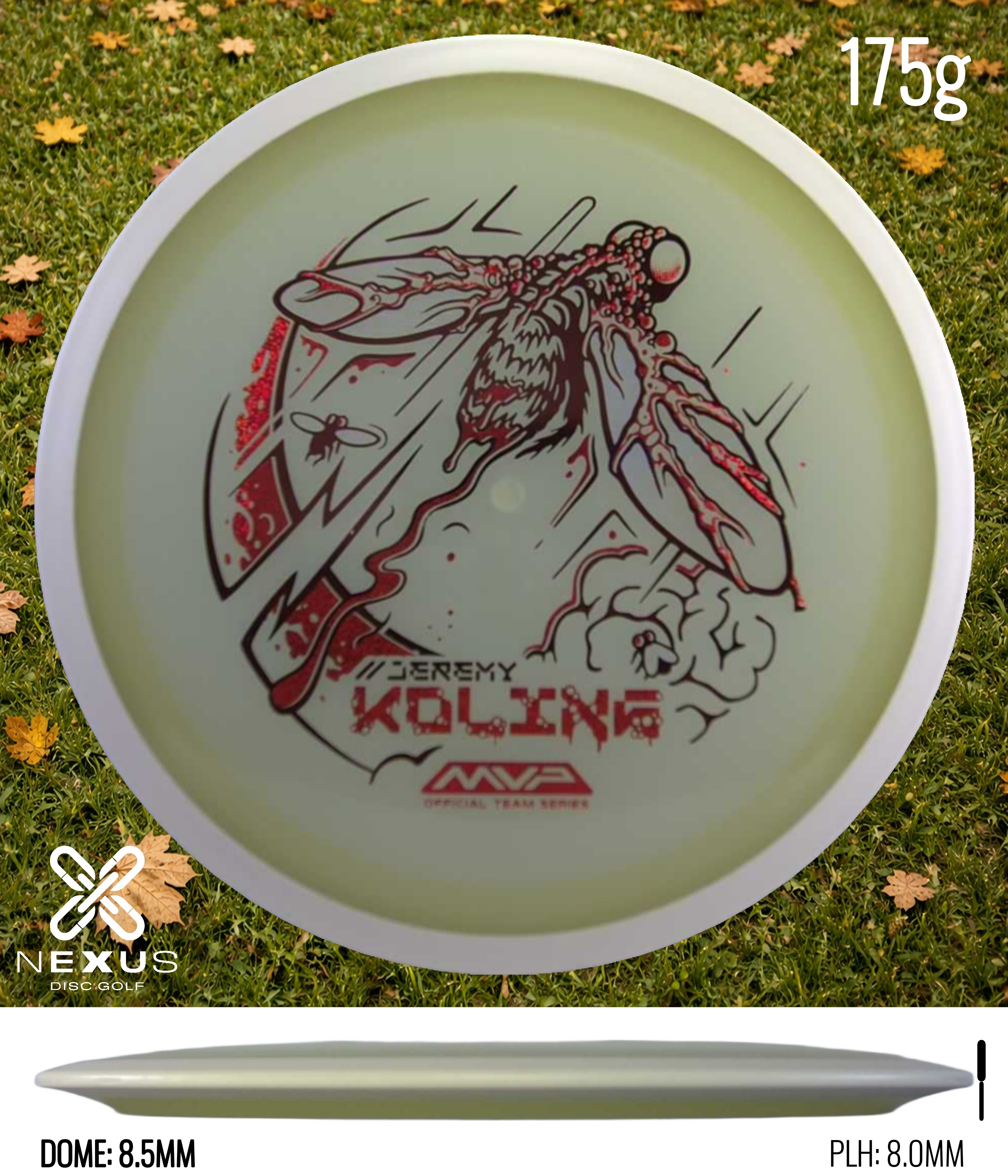 MVP Control Glow/Red Metallic, Black 175g