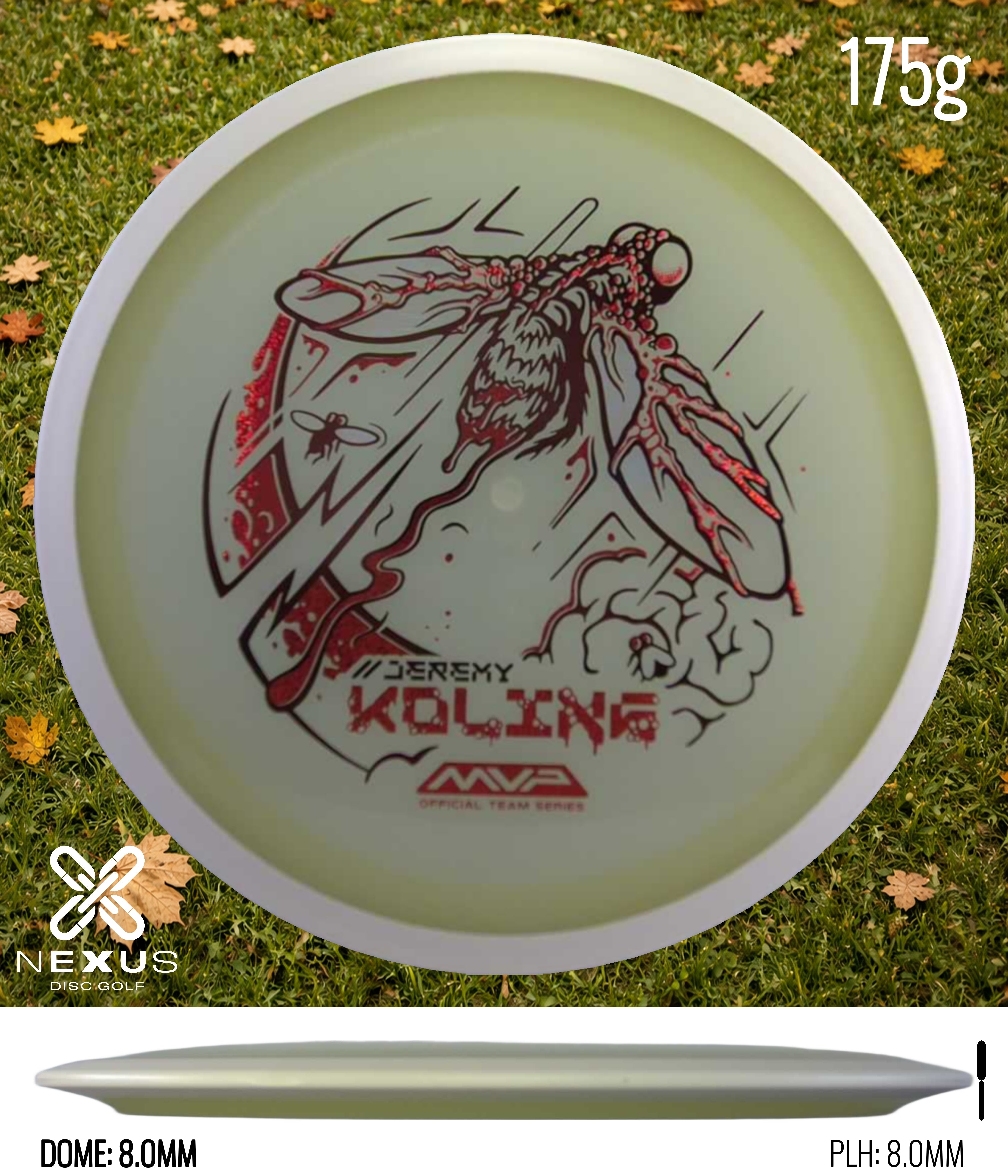 MVP Control Glow/Red Metallic, Black 175g