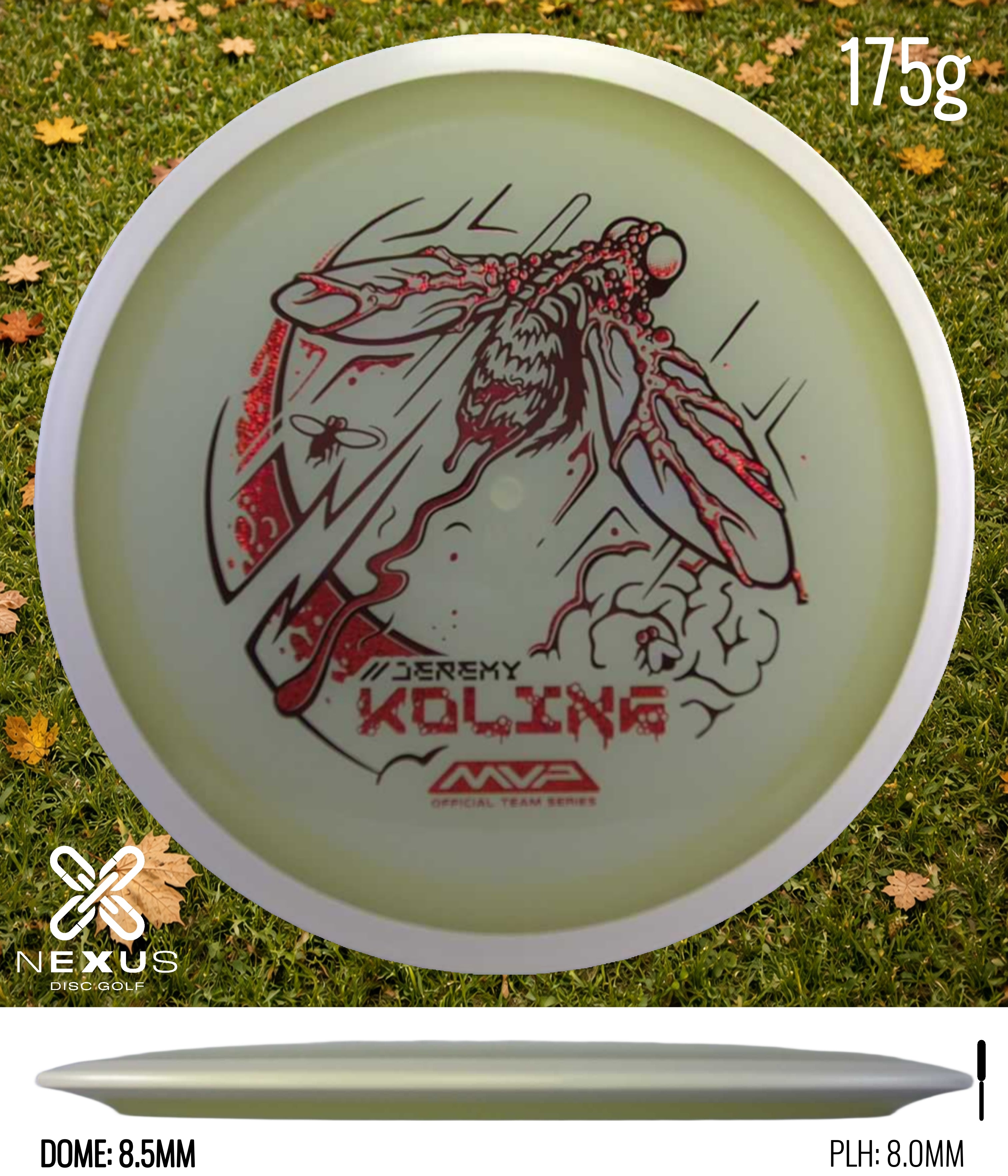 MVP Control Glow/Red Metallic, Black 175g