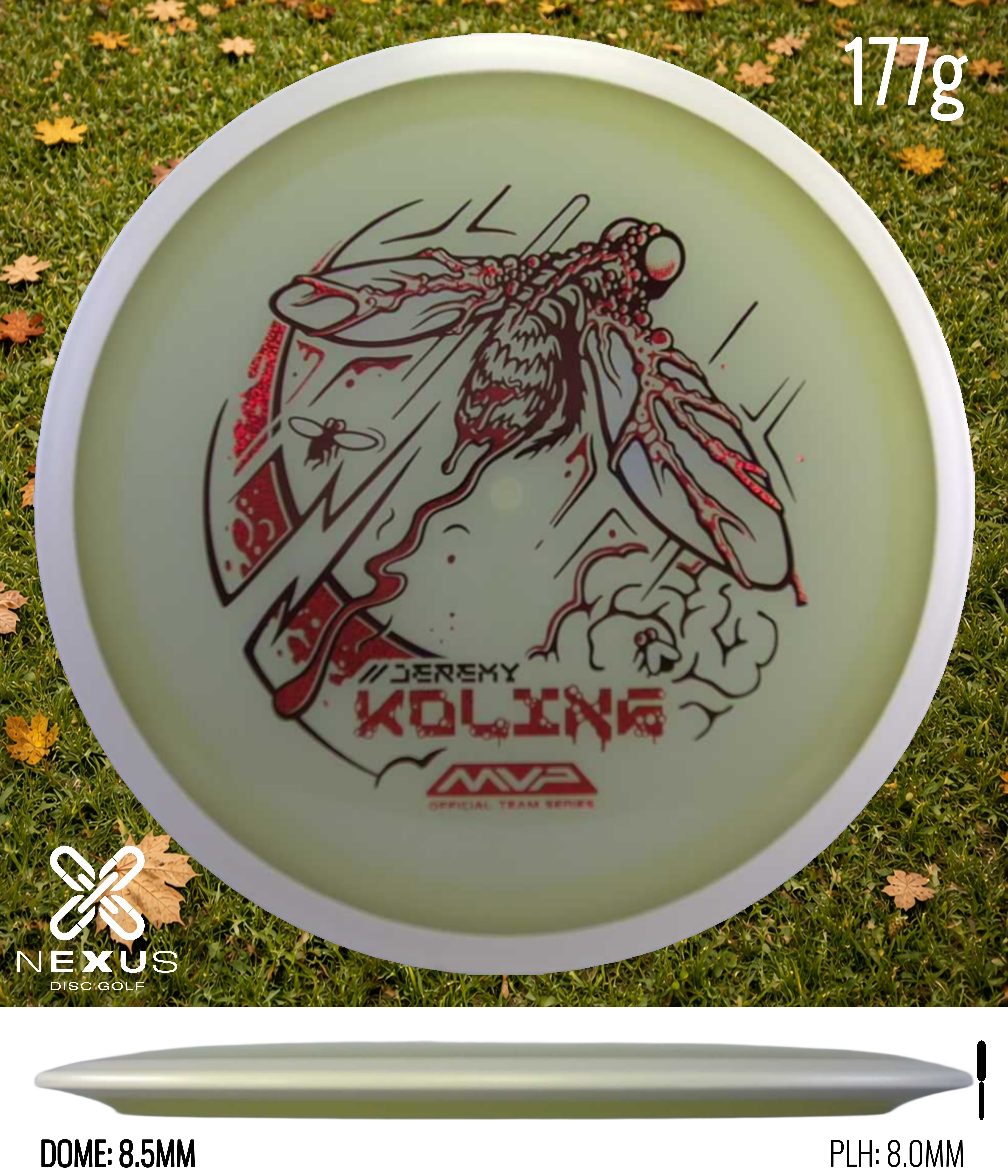 MVP Control Glow/Red Metallic, Black 177g