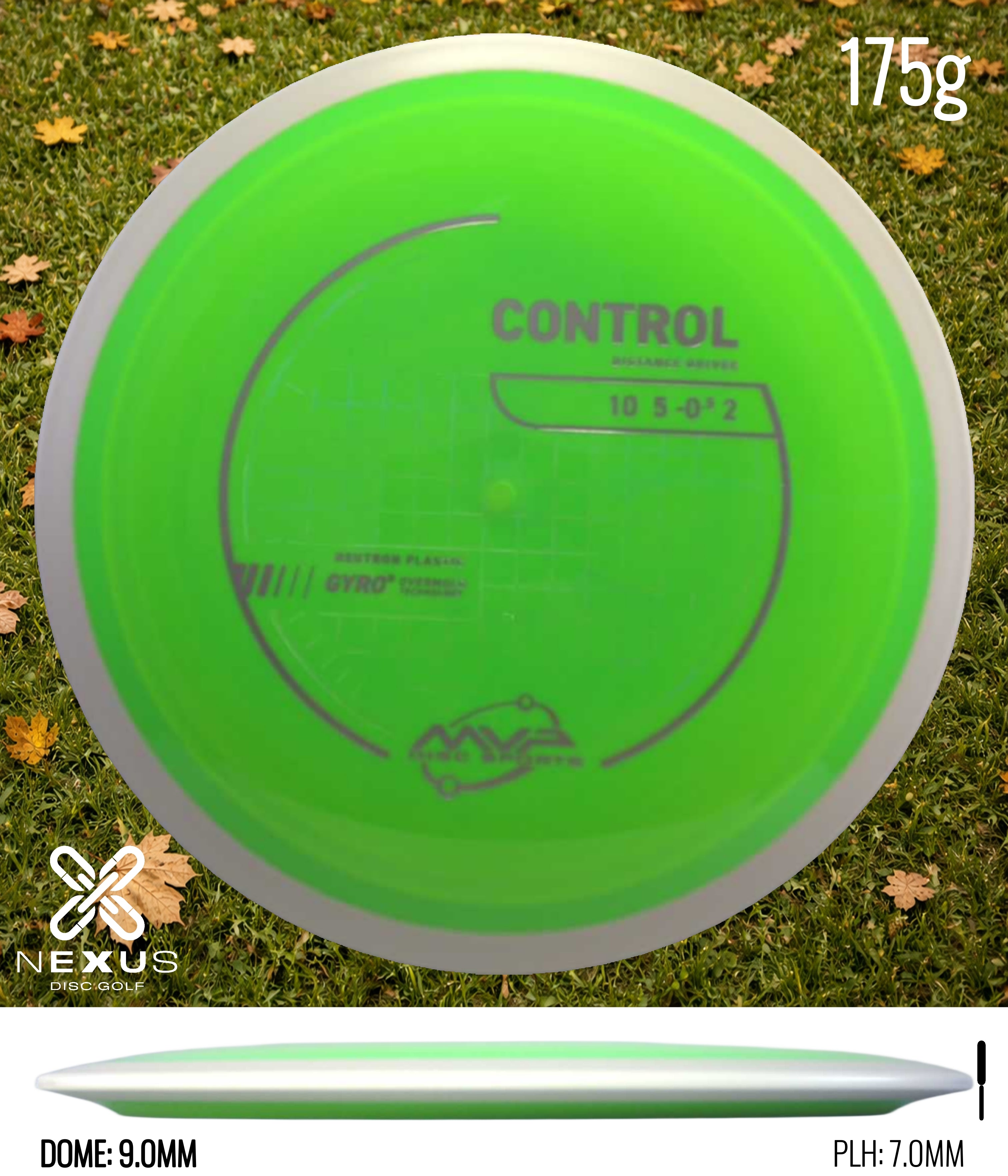MVP Control Neutron Green/Silver 175g