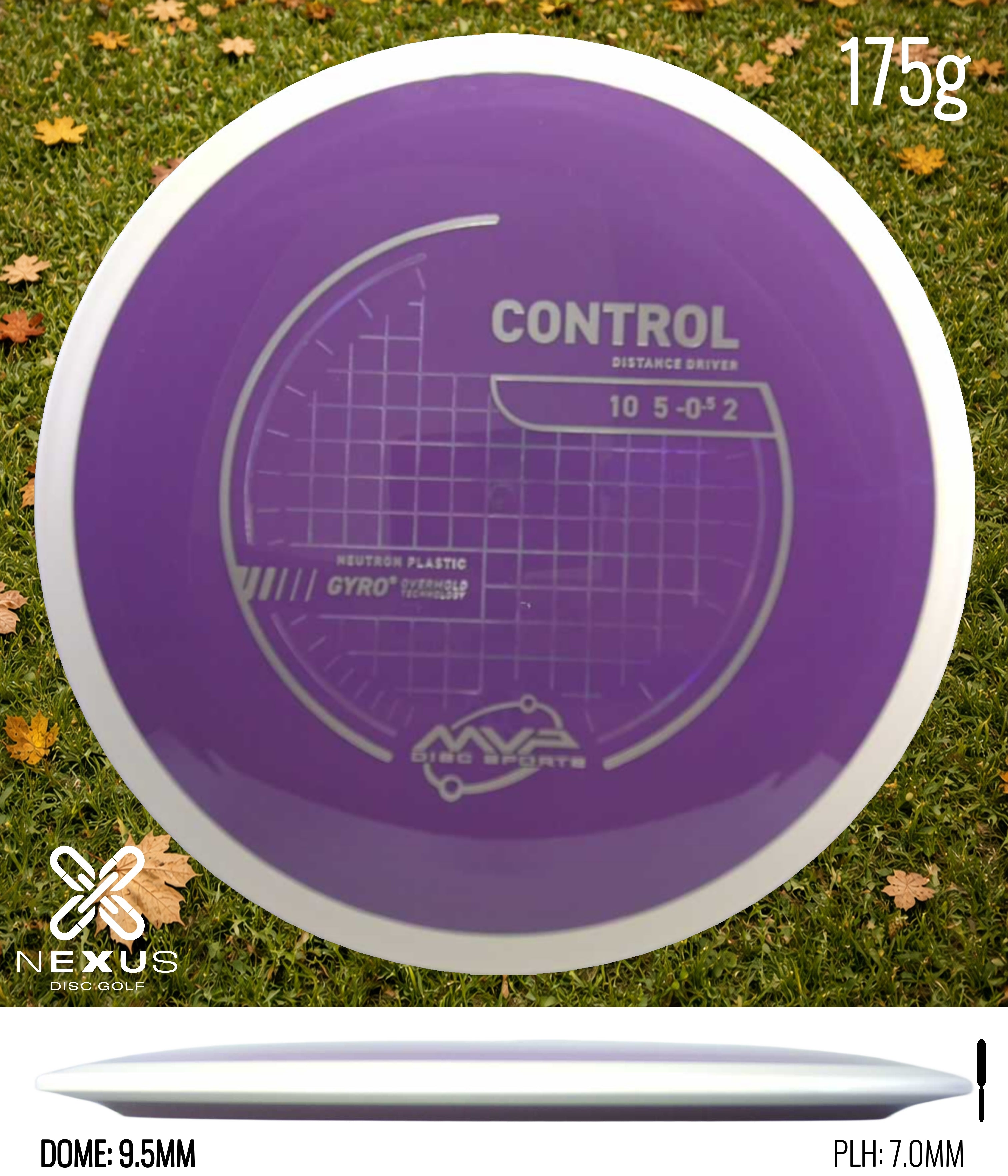 MVP Control Neutron Purple/Silver 175g