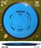 MVP Dimension Neutron Blue/Black 176g