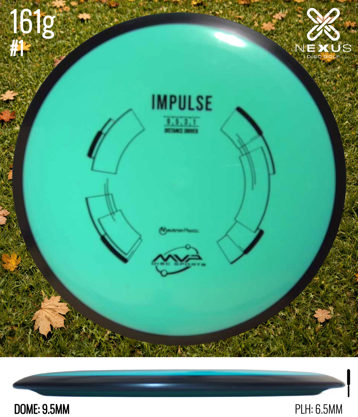 MVP Impulse Neutron Turquoise/Black 161g