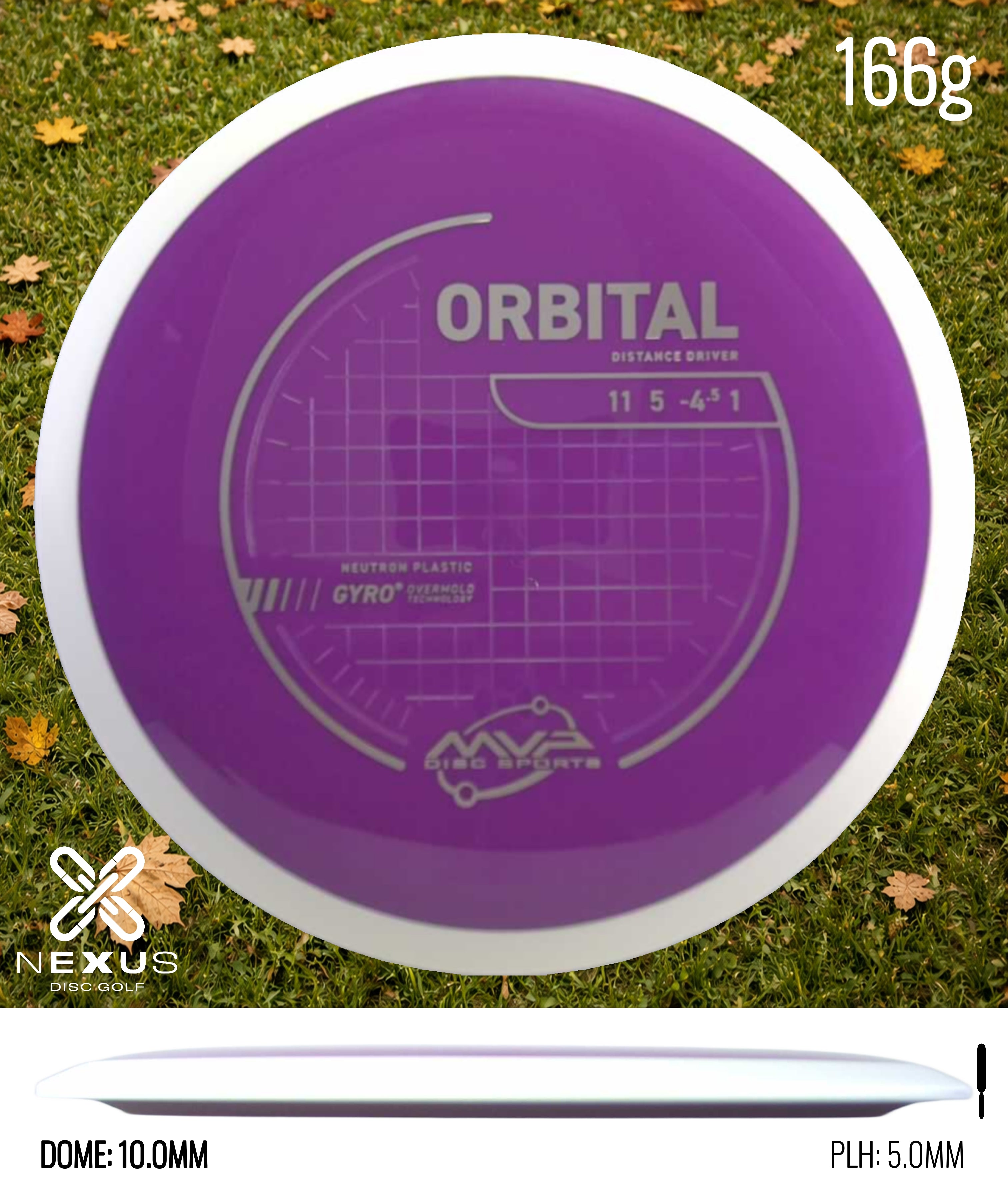 MVP Orbital Neutron Purple/Silver 166g