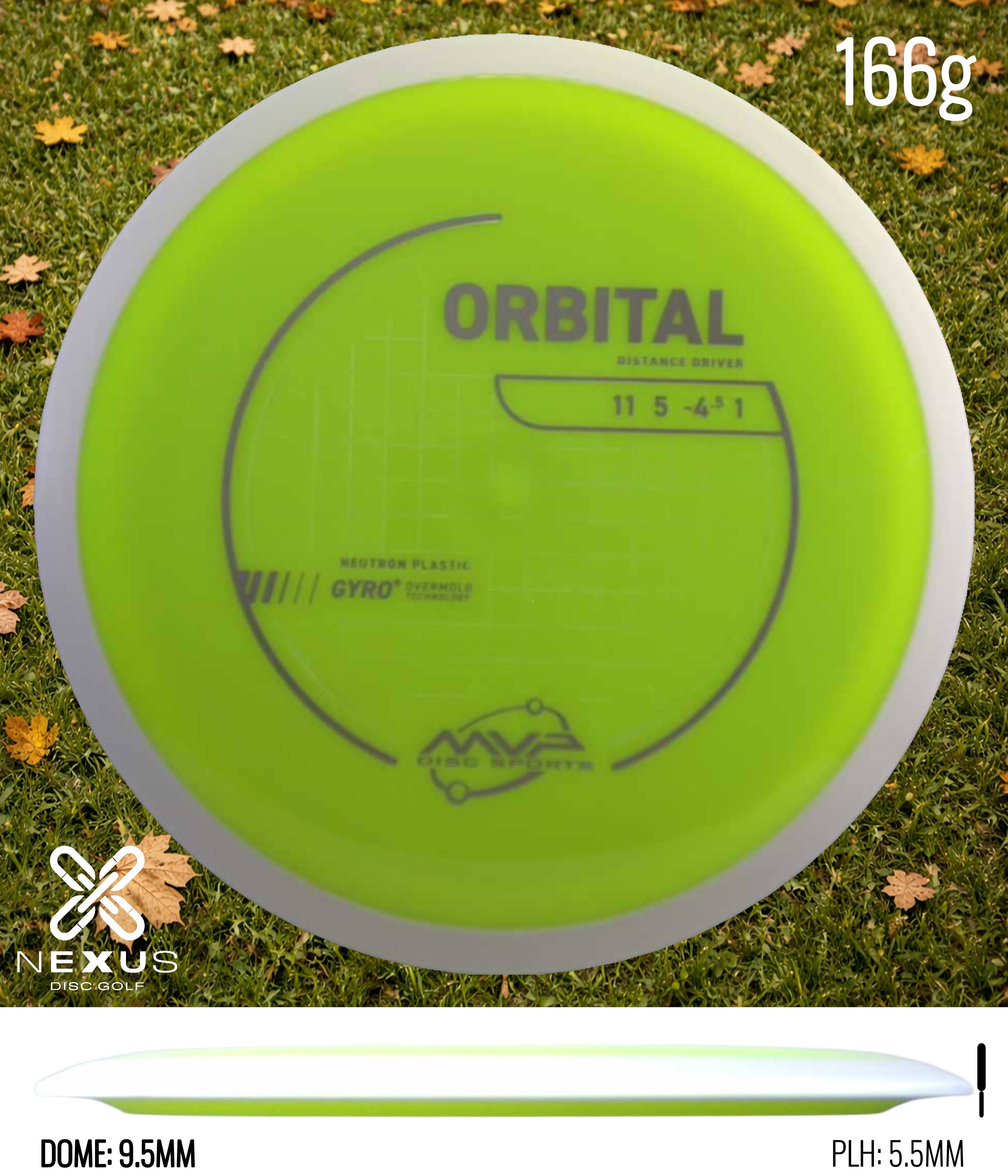 MVP Orbital Neutron Yellow/Black 166g