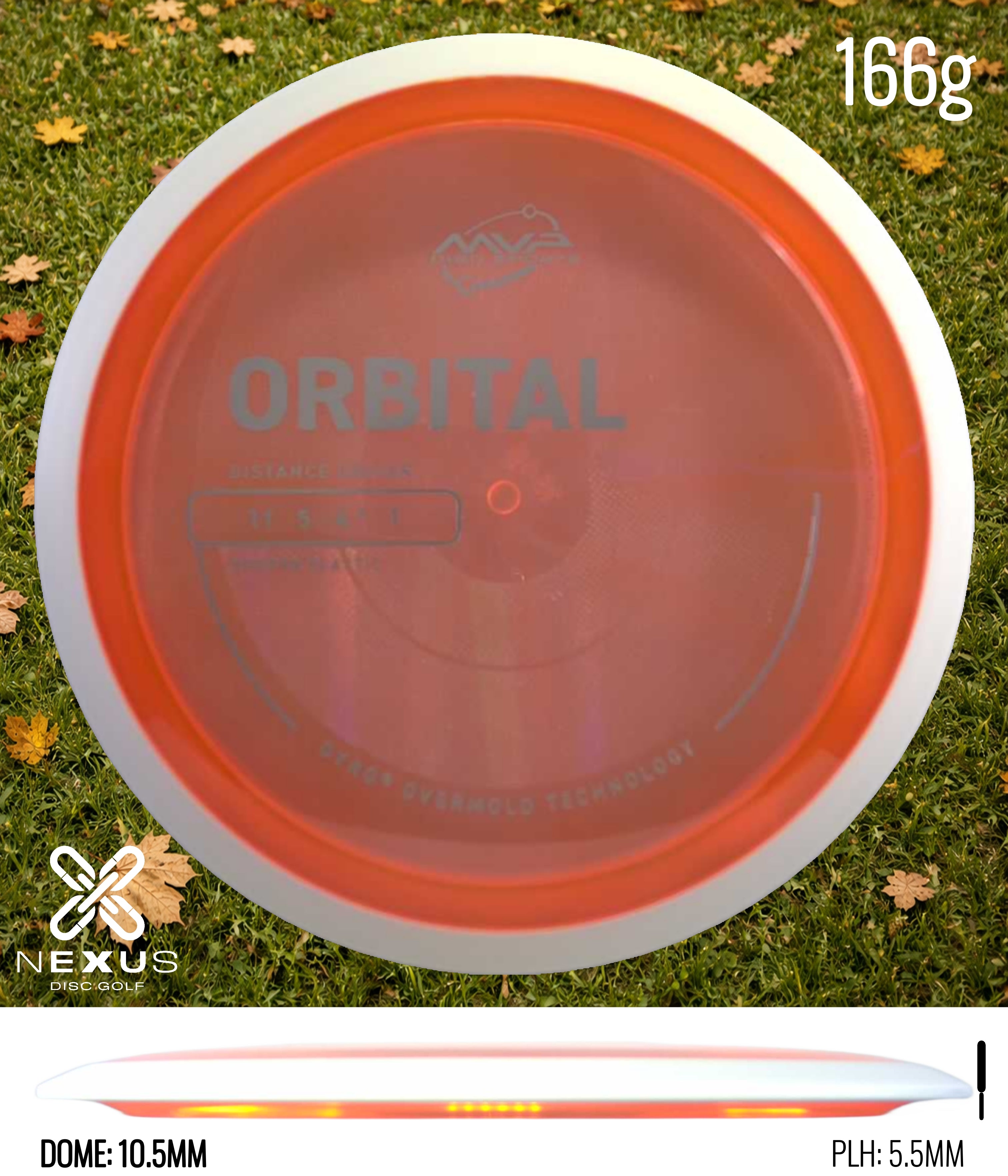 MVP Orbital Proton Orange/Silver 166g