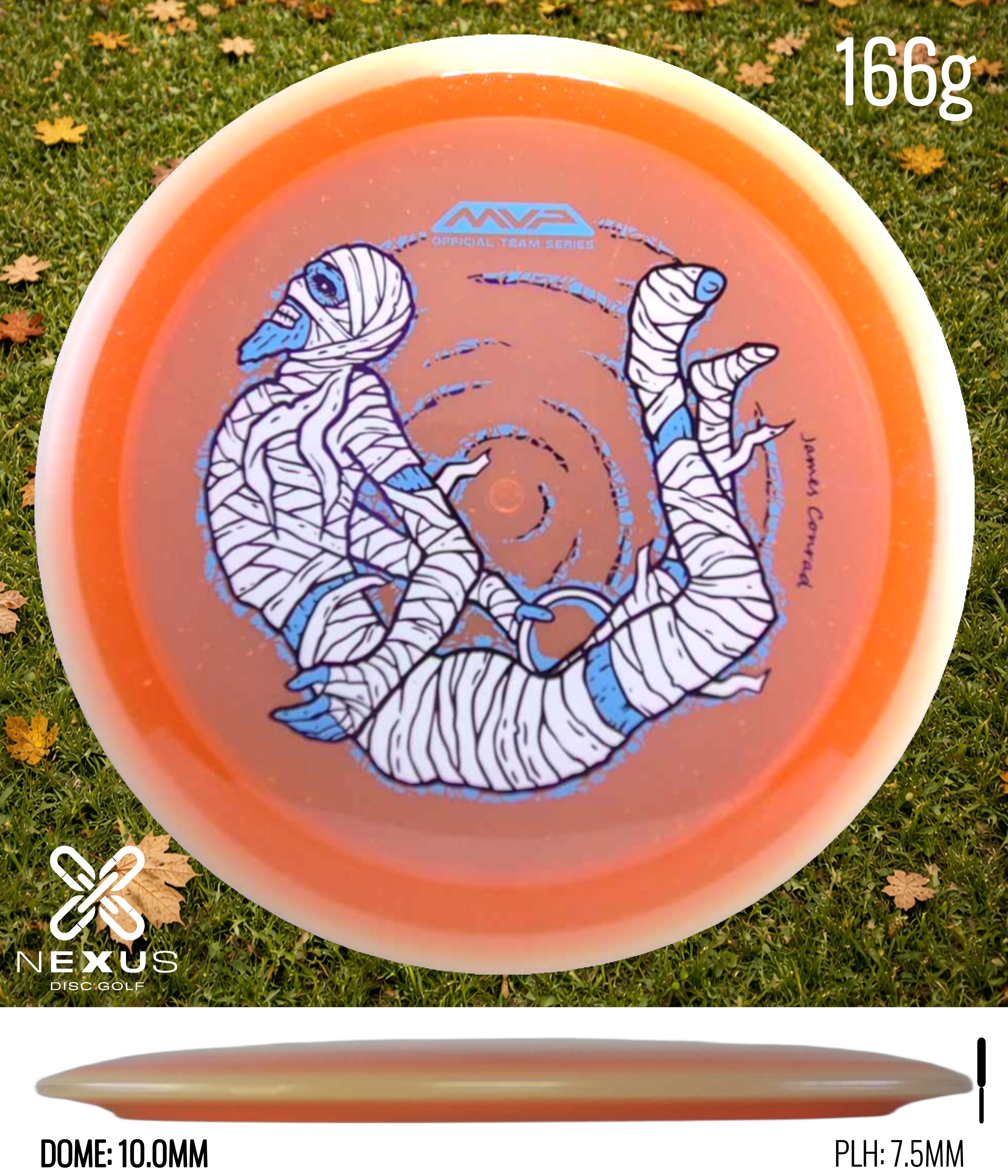 MVP Particle Proton Orange/White, Blue Metallic, Black 166g