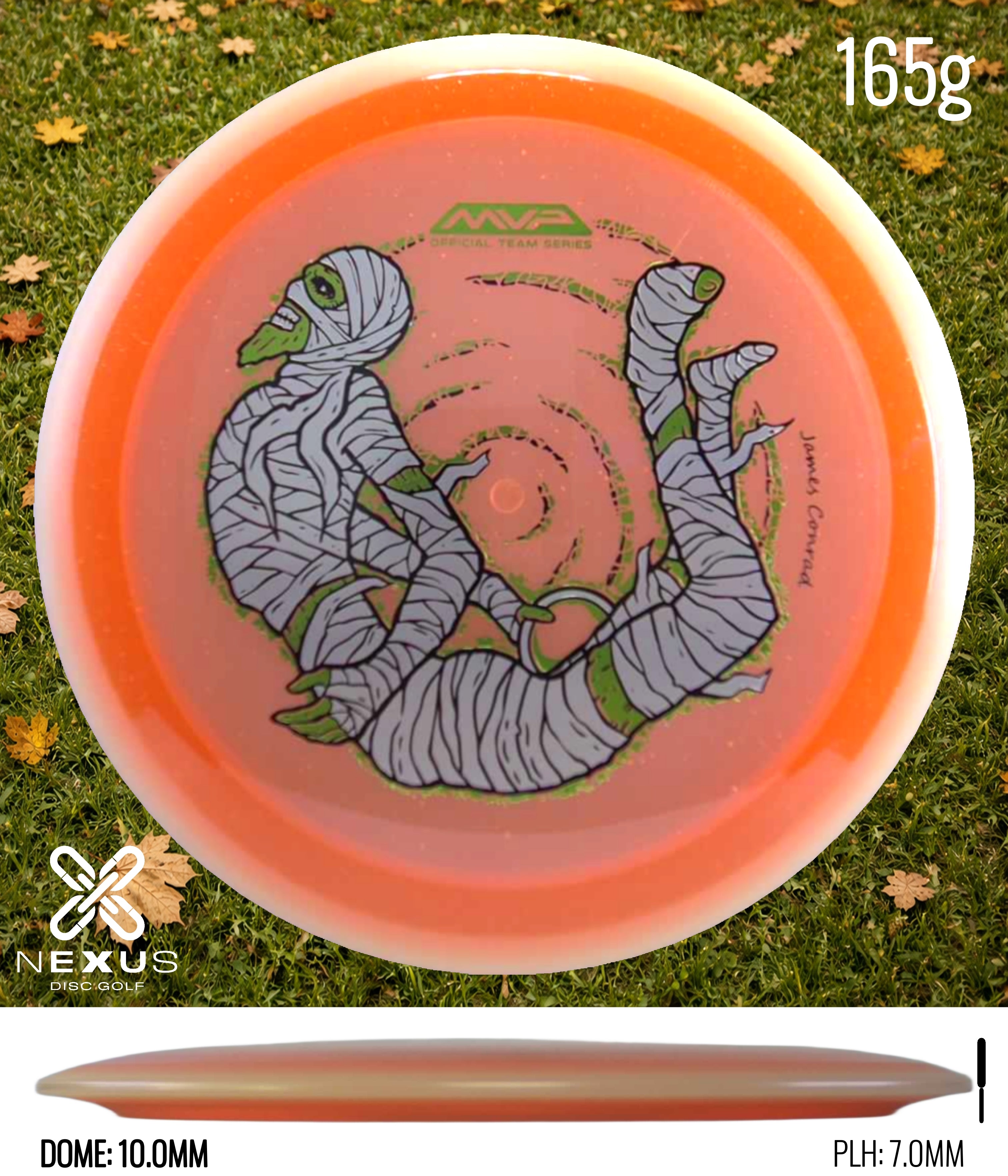 MVP Particle Proton Orange/White, Green Metallic, Black 165g