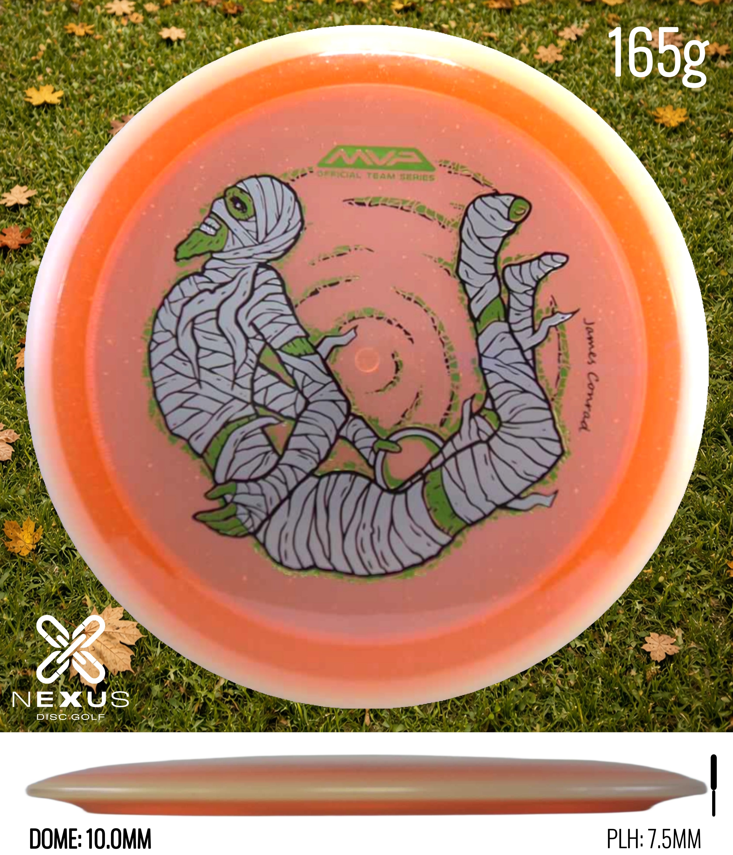 MVP Particle Proton Orange/White, Green Metallic, Black 165g