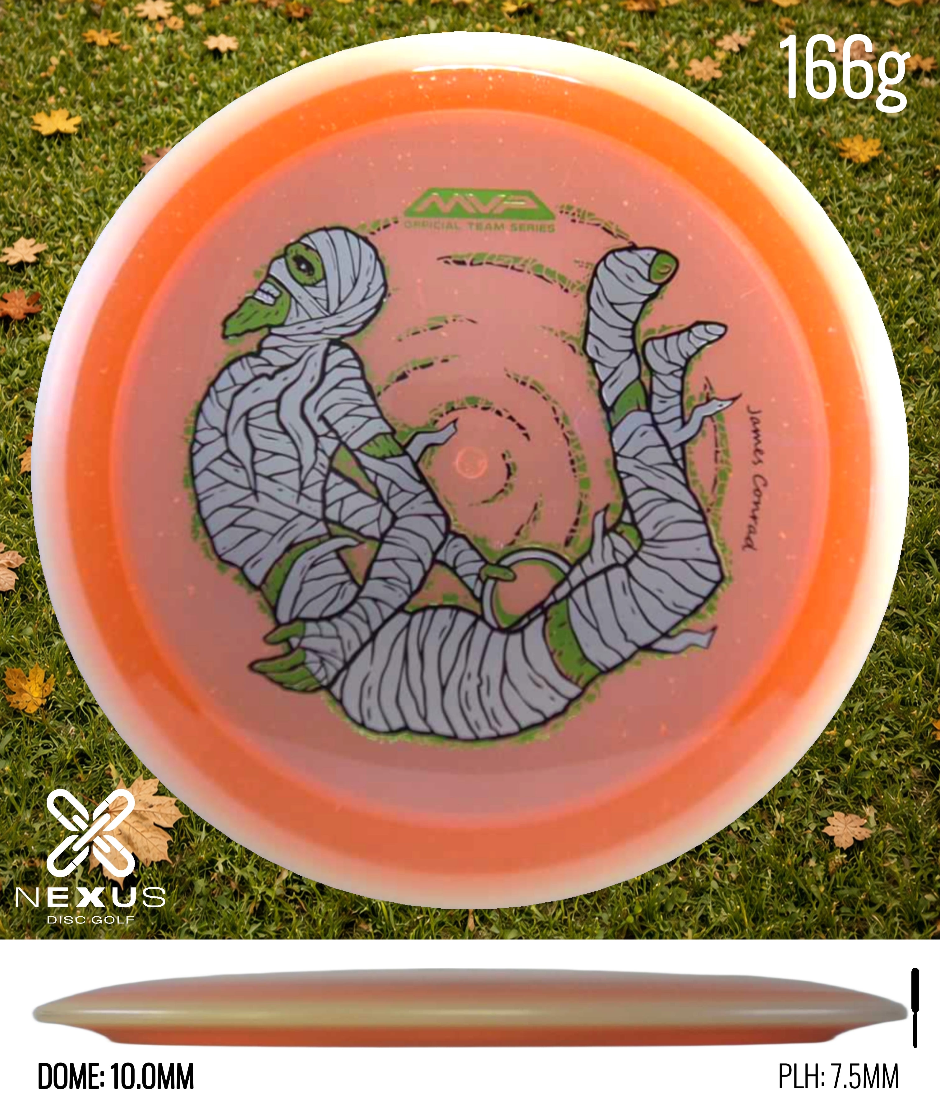 MVP Particle Proton Orange/White, Green Metallic, Black 166g