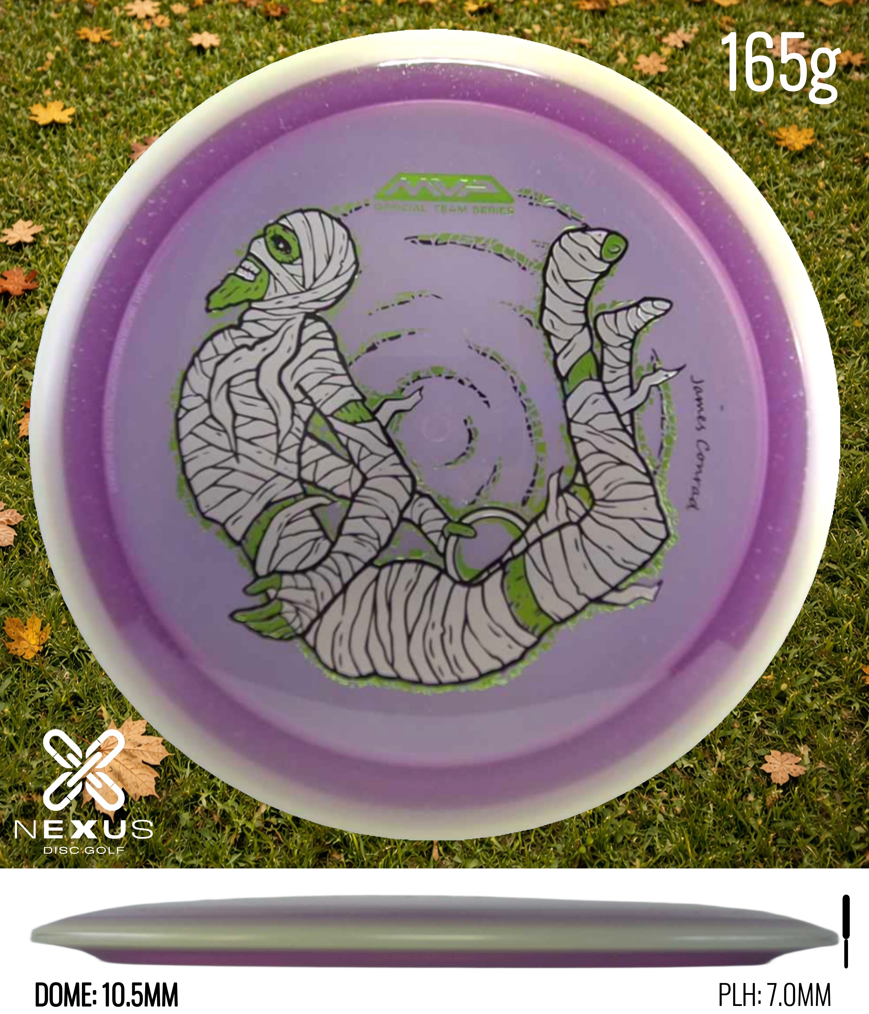 MVP Particle Proton Purple/White, Green Metallic, Black 165g