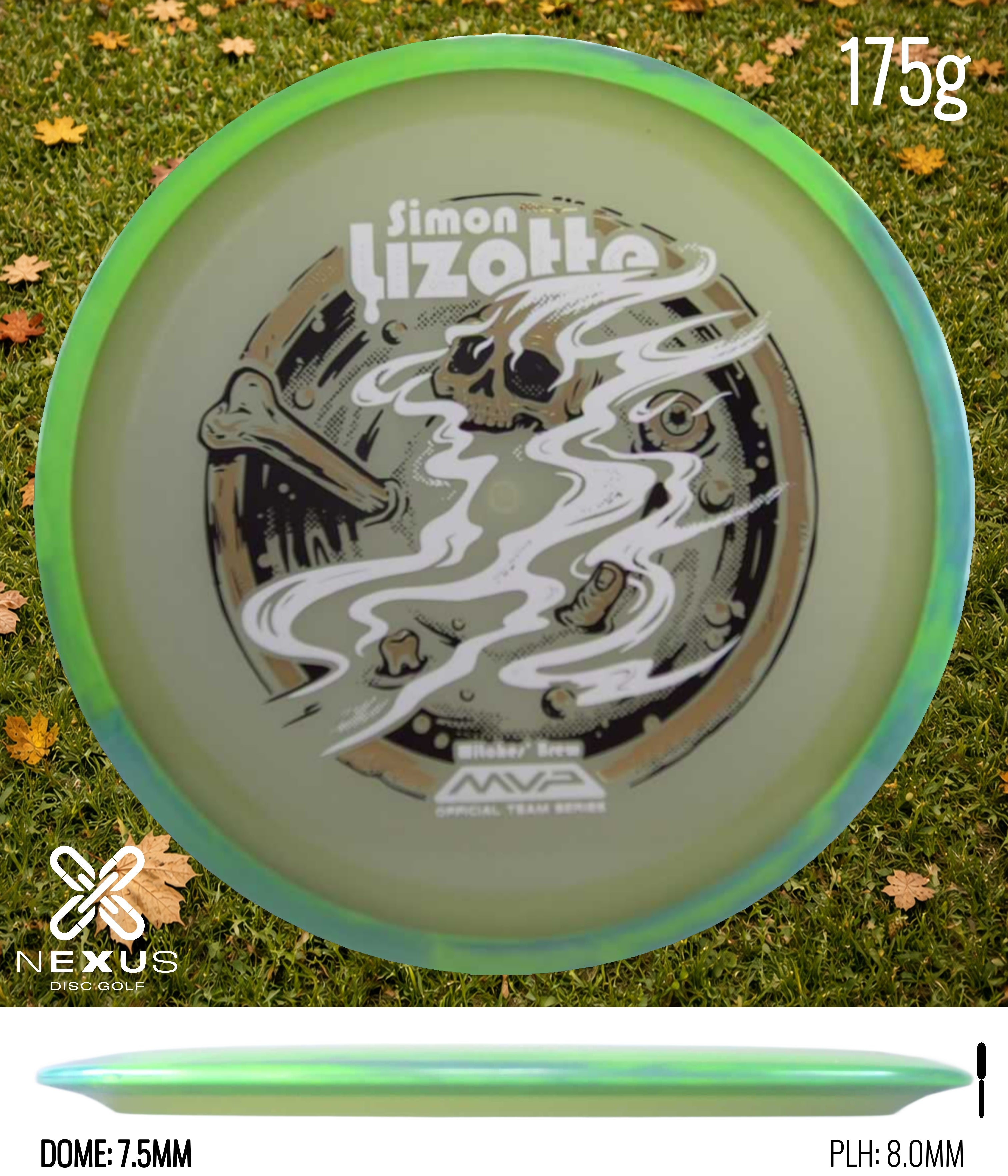 MVP (Pre-Order)Axiom Eclipse Aspect – Simon Lizotte Halloween Team Series Glow/Gold/Green 175g