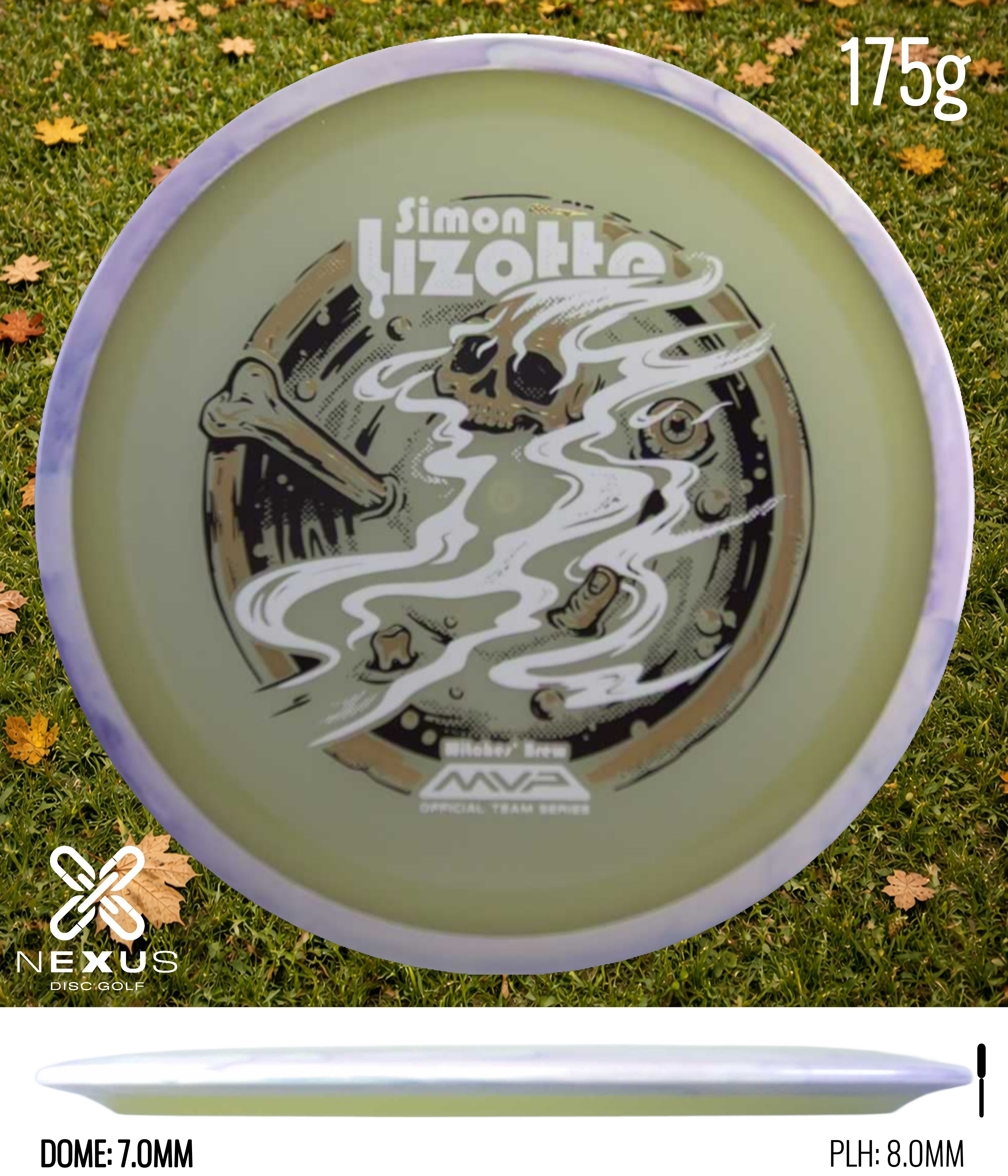MVP (Pre-Order)Axiom Eclipse Aspect – Simon Lizotte Halloween Team Series Glow/Gold/Lilac 175g