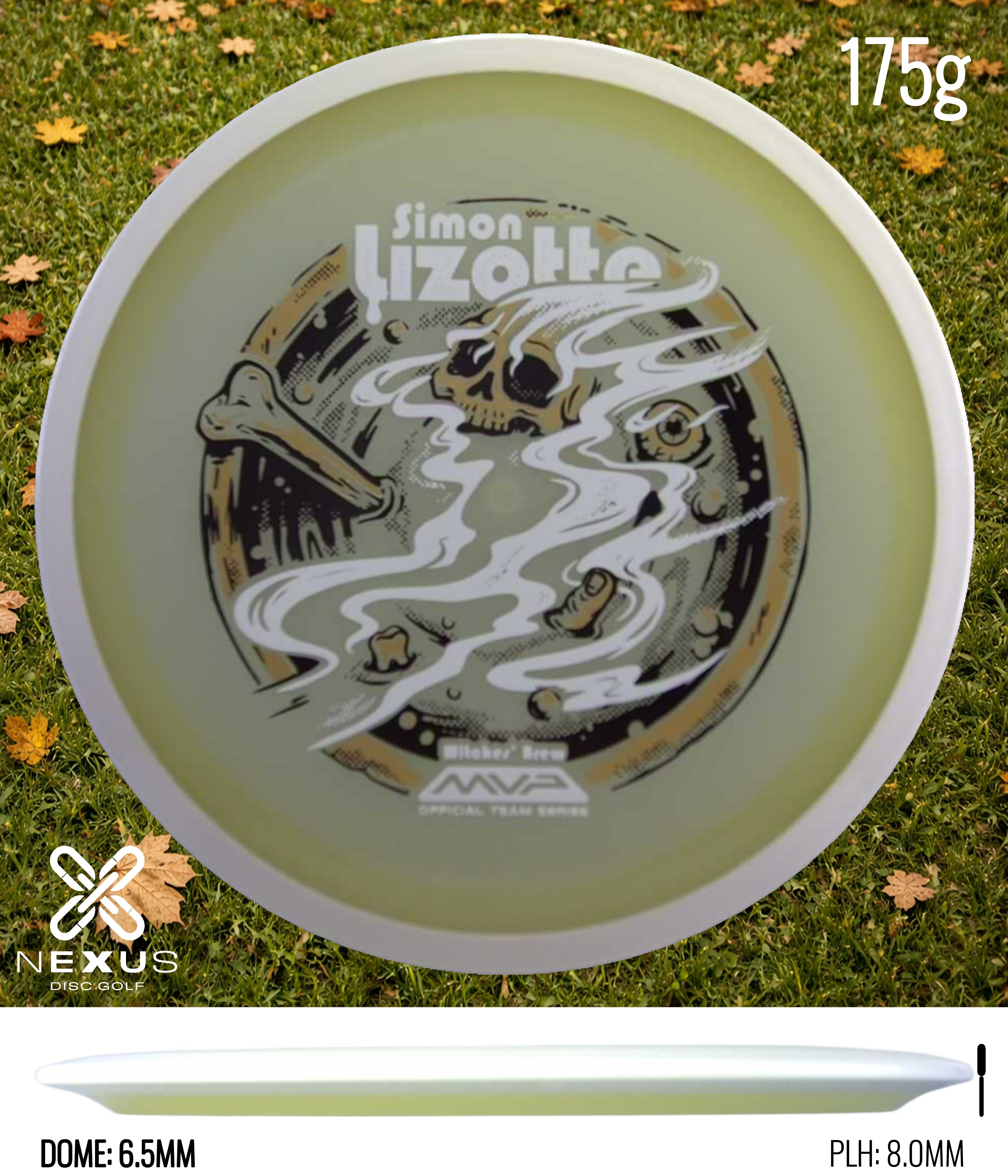 MVP (Pre-Order)Axiom Eclipse Aspect – Simon Lizotte Halloween Team Series Glow/Gold/White 175g