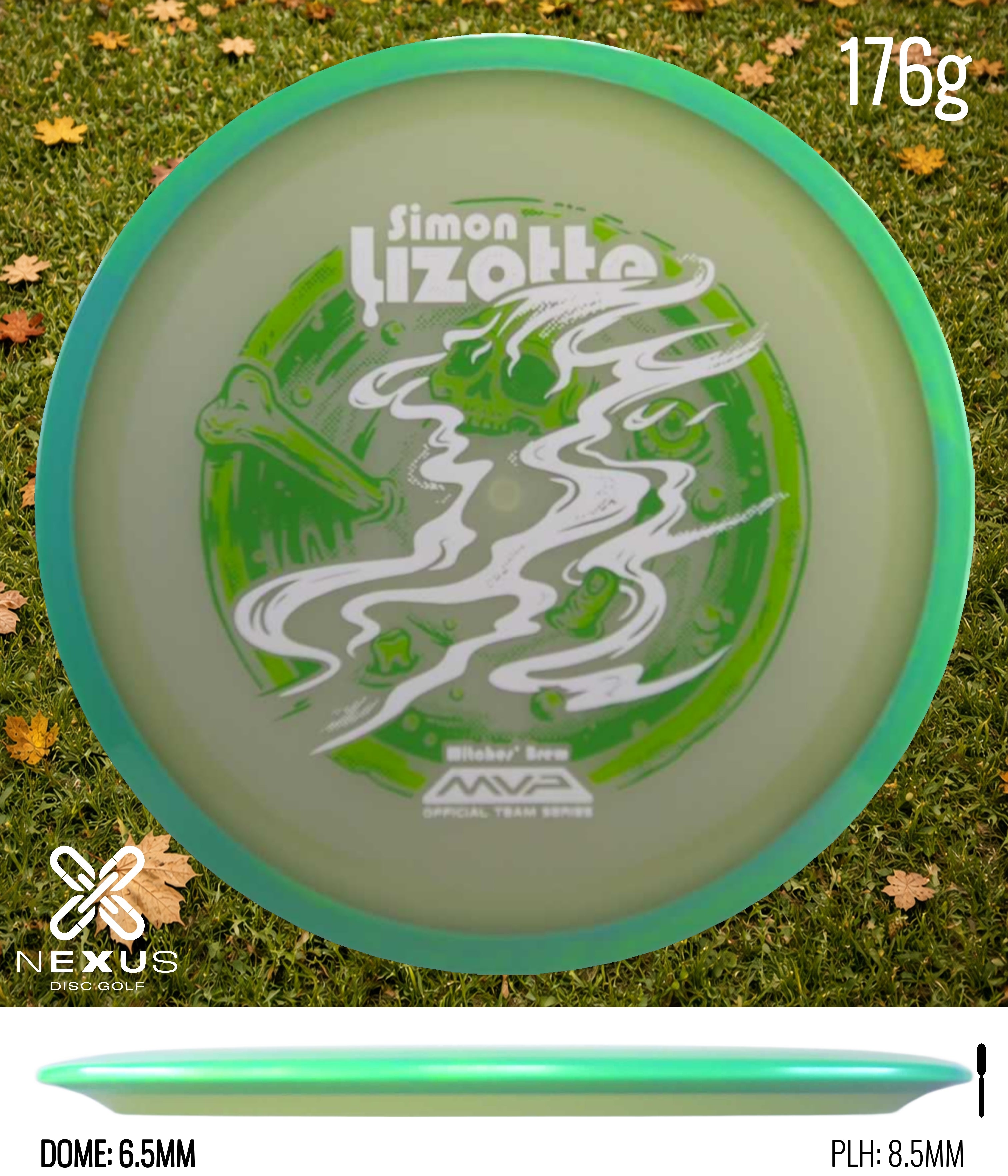 MVP (Pre-Order)Axiom Eclipse Aspect – Simon Lizotte Halloween Team Series Glow/Green/Aqua 176g