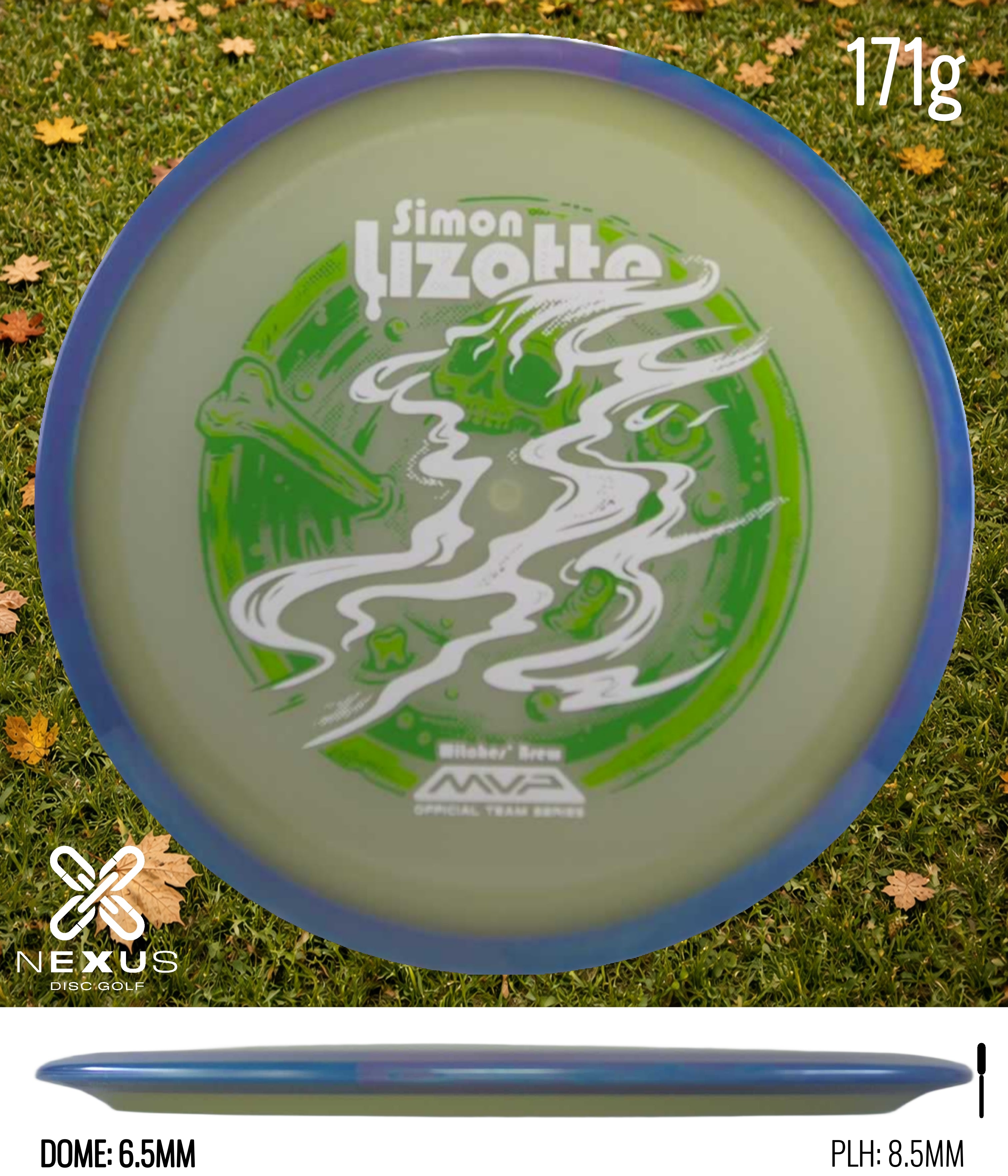 MVP (Pre-Order)Axiom Eclipse Aspect – Simon Lizotte Halloween Team Series Glow/Green/Blue 171g