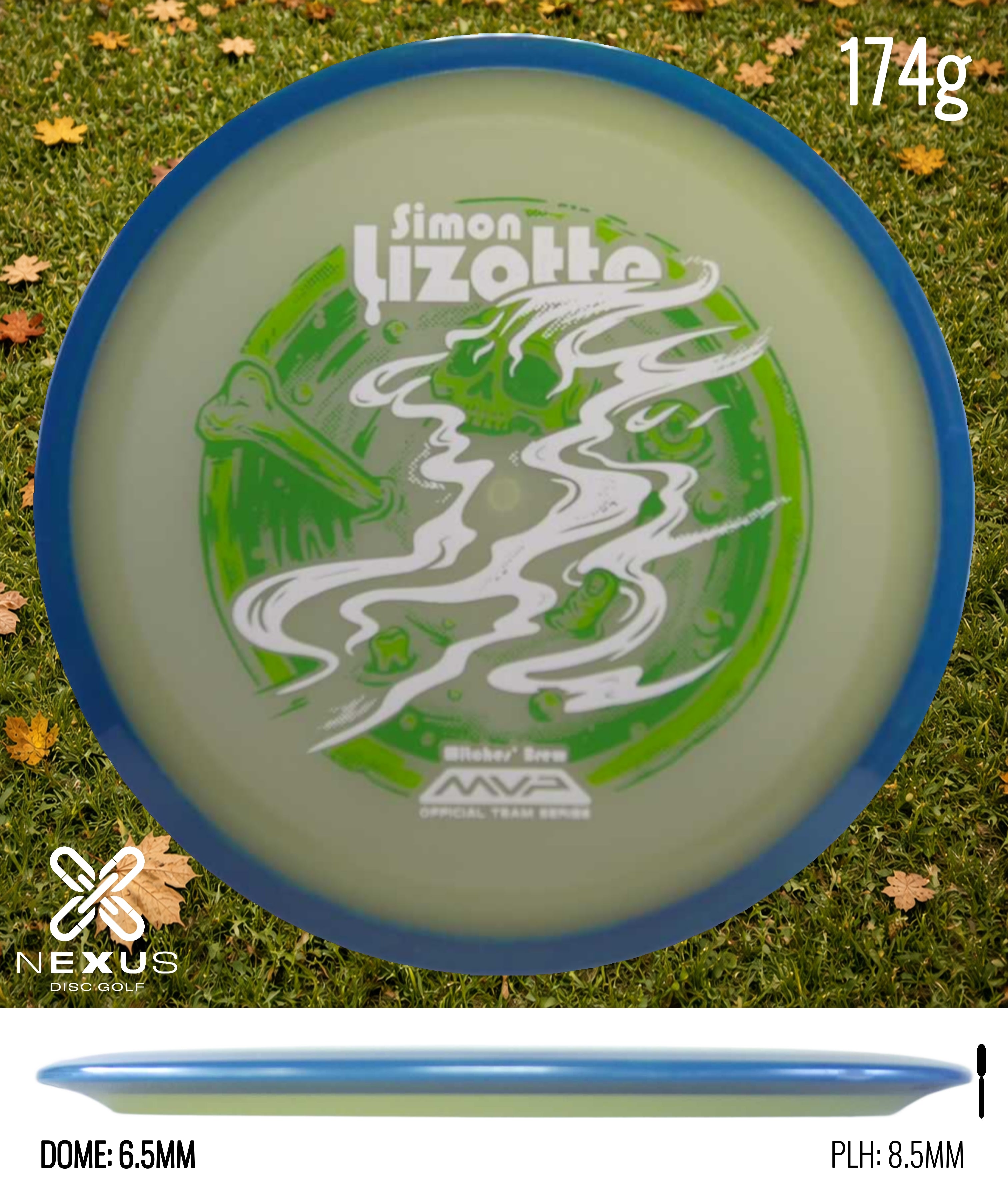 MVP (Pre-Order)Axiom Eclipse Aspect – Simon Lizotte Halloween Team Series Glow/Green/Blue 174g