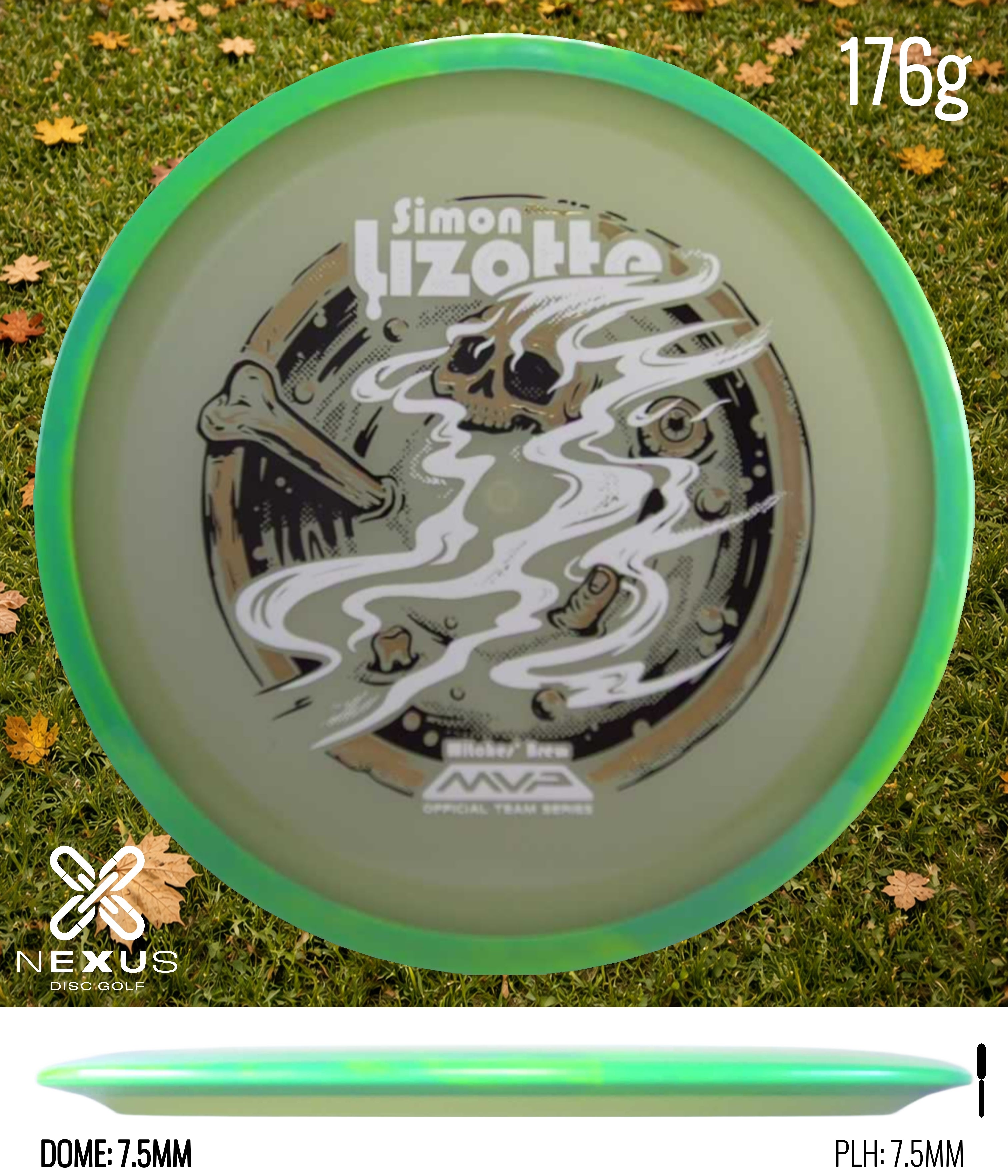 MVP (Pre-Order)Axiom Eclipse Aspect – Simon Lizotte Halloween Team Series Glow/Green/Green 176g