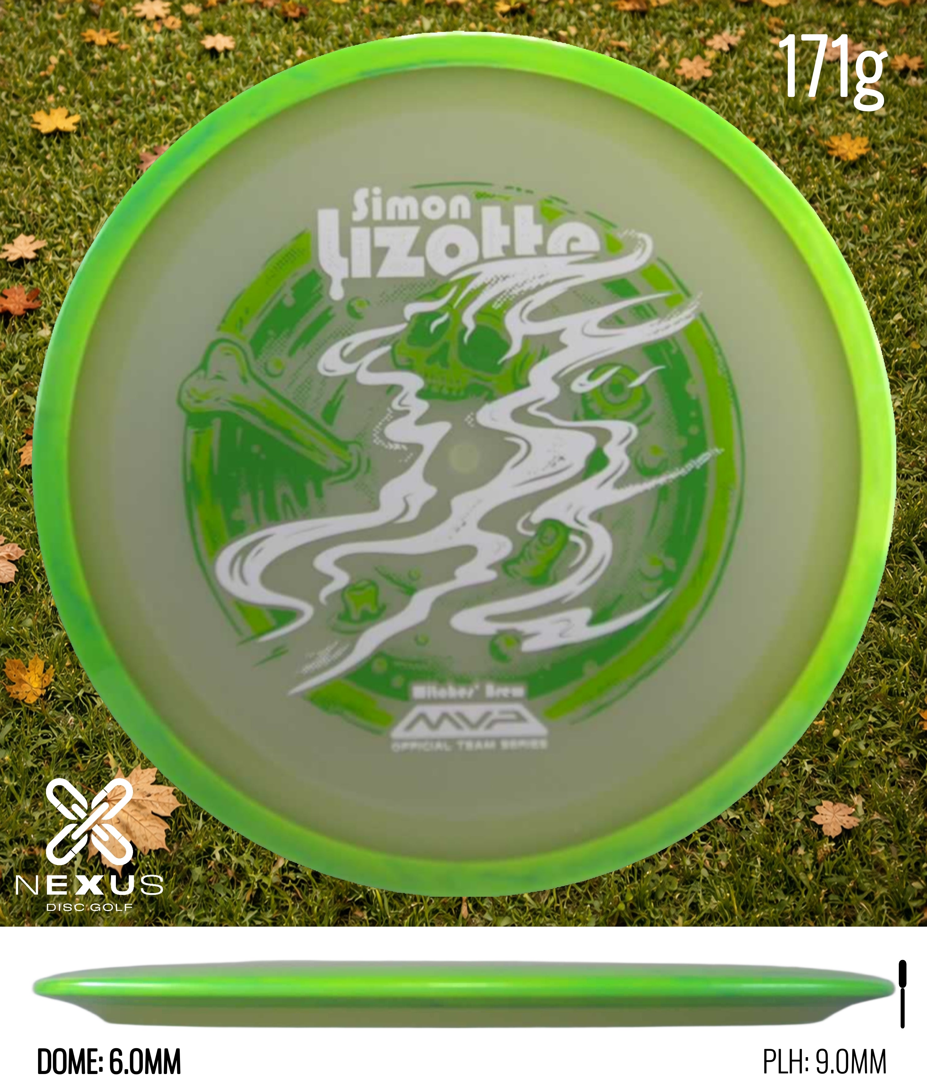 MVP (Pre-Order)Axiom Eclipse Aspect – Simon Lizotte Halloween Team Series Glow/Green/Lime 171g