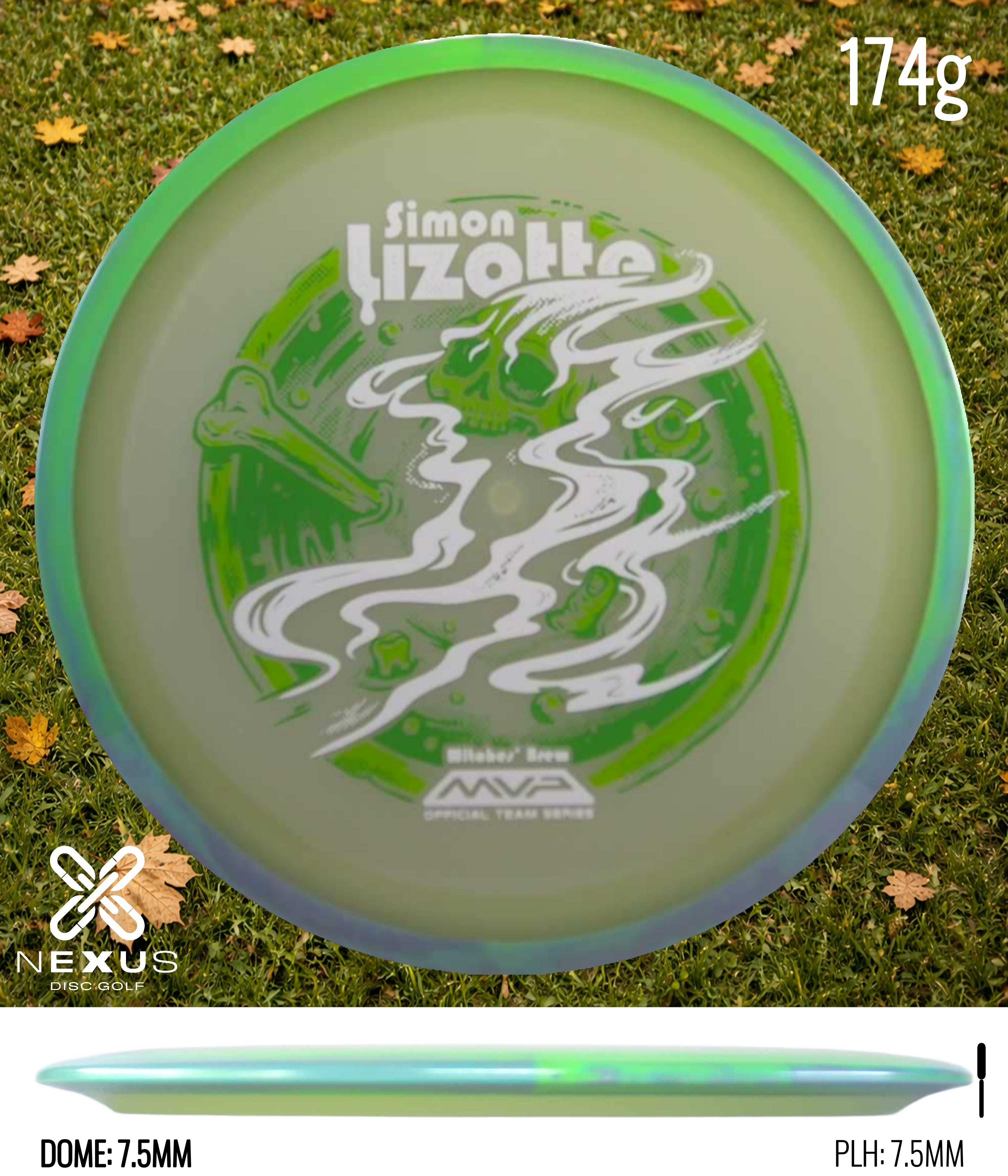 MVP (Pre-Order)Axiom Eclipse Aspect – Simon Lizotte Halloween Team Series Glow/Green/Multicolor 174g
