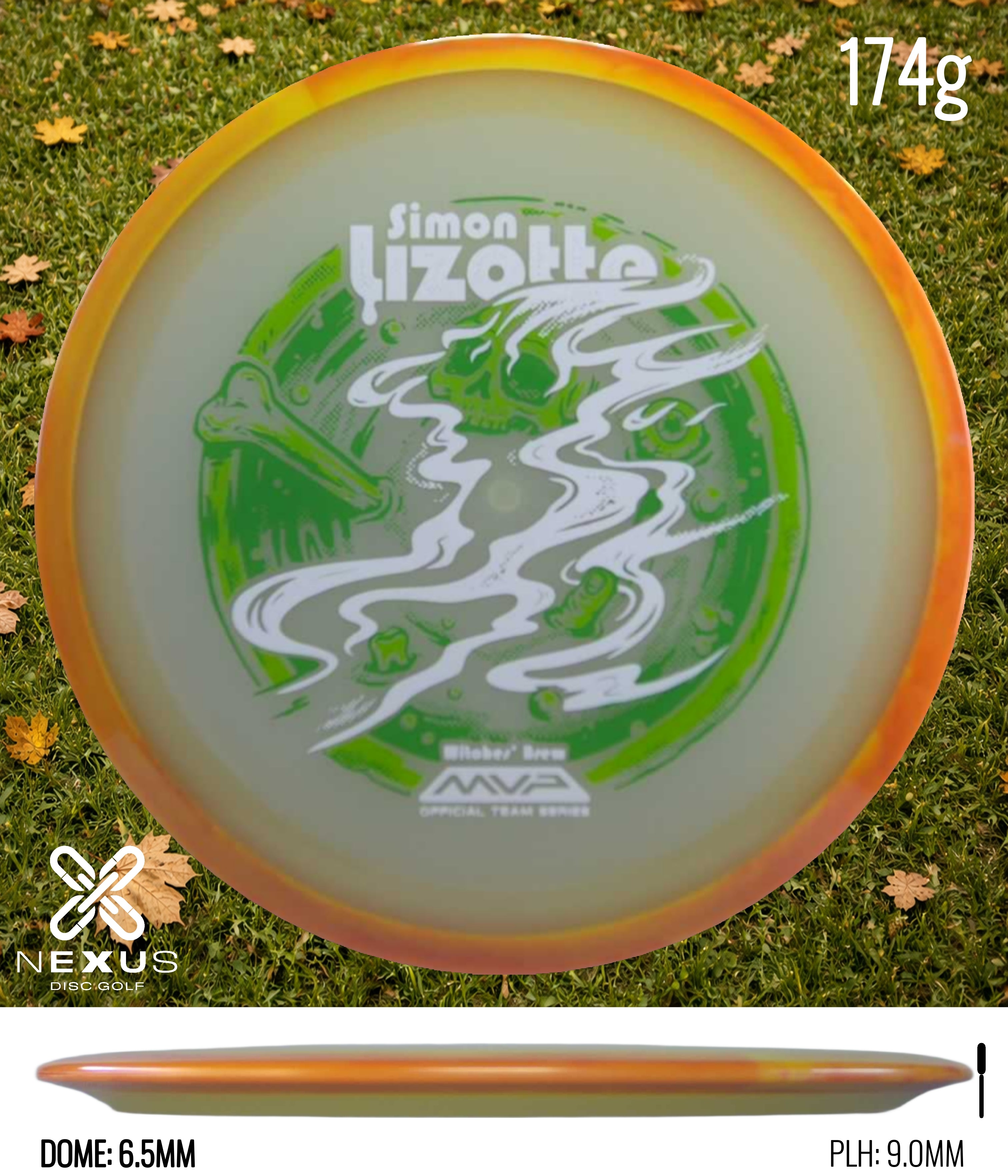 MVP (Pre-Order)Axiom Eclipse Aspect – Simon Lizotte Halloween Team Series Glow/Green/Orange 174g