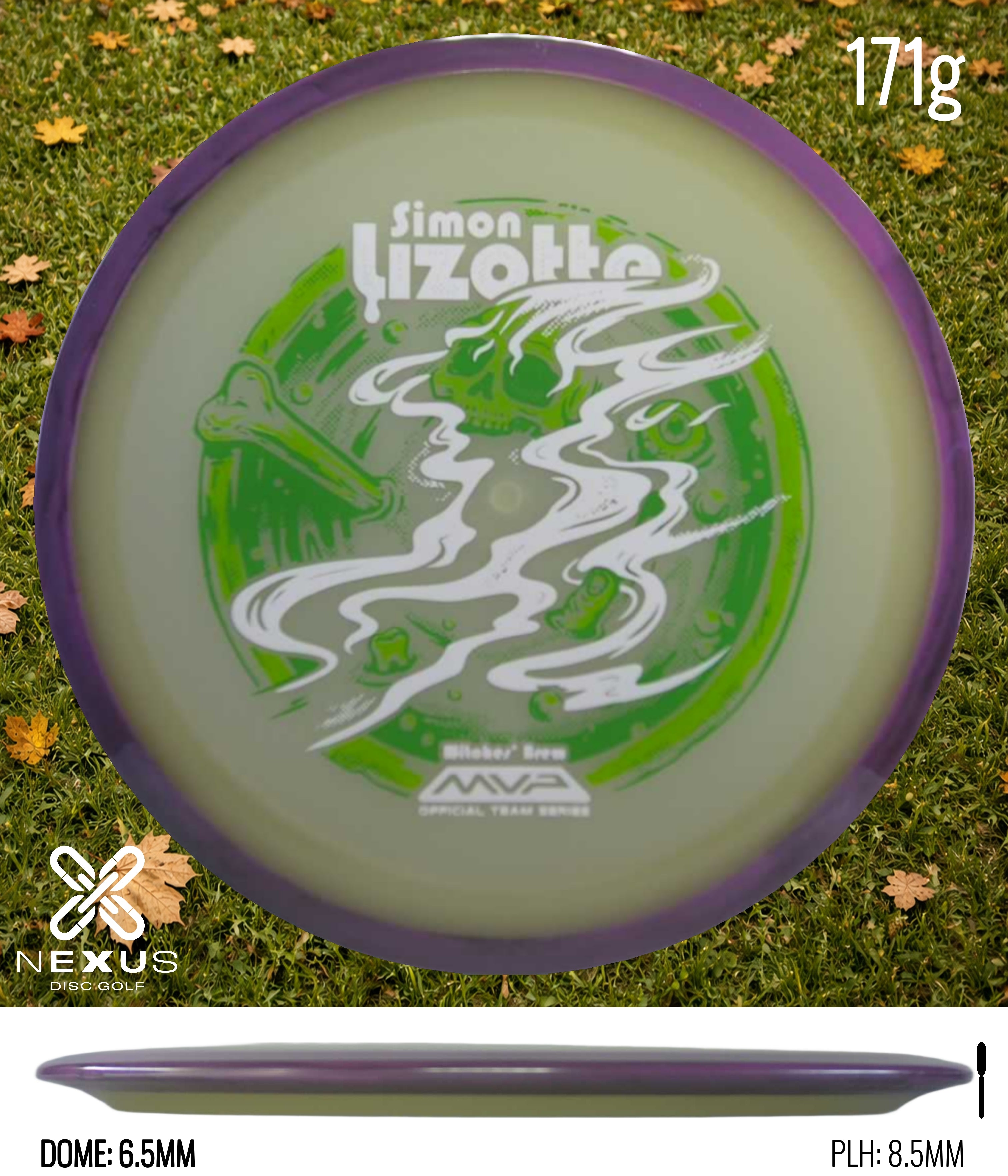 MVP (Pre-Order)Axiom Eclipse Aspect – Simon Lizotte Halloween Team Series Glow/Green/Purple 171g