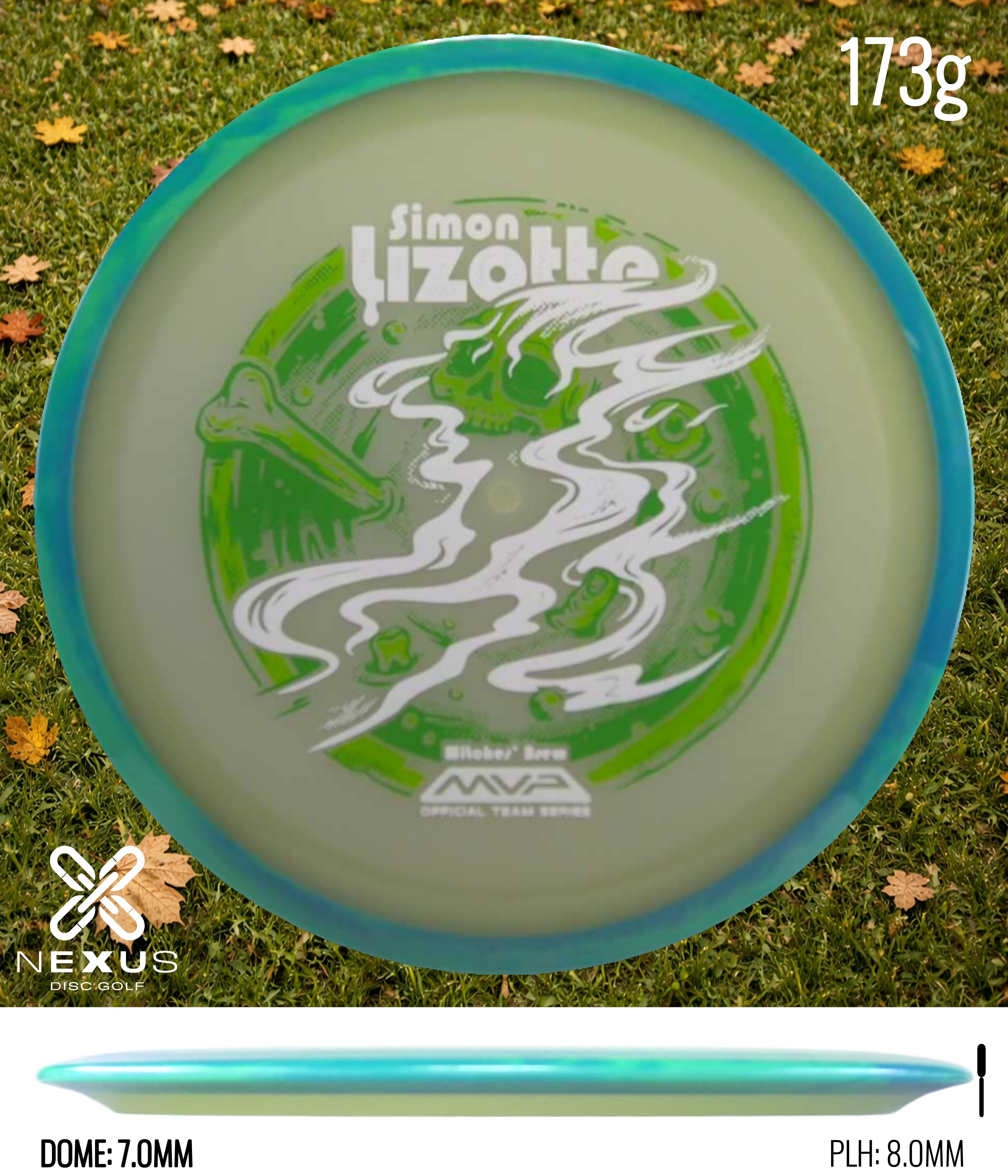 MVP (Pre-Order)Axiom Eclipse Aspect – Simon Lizotte Halloween Team Series Glow/Green/Teal 173g