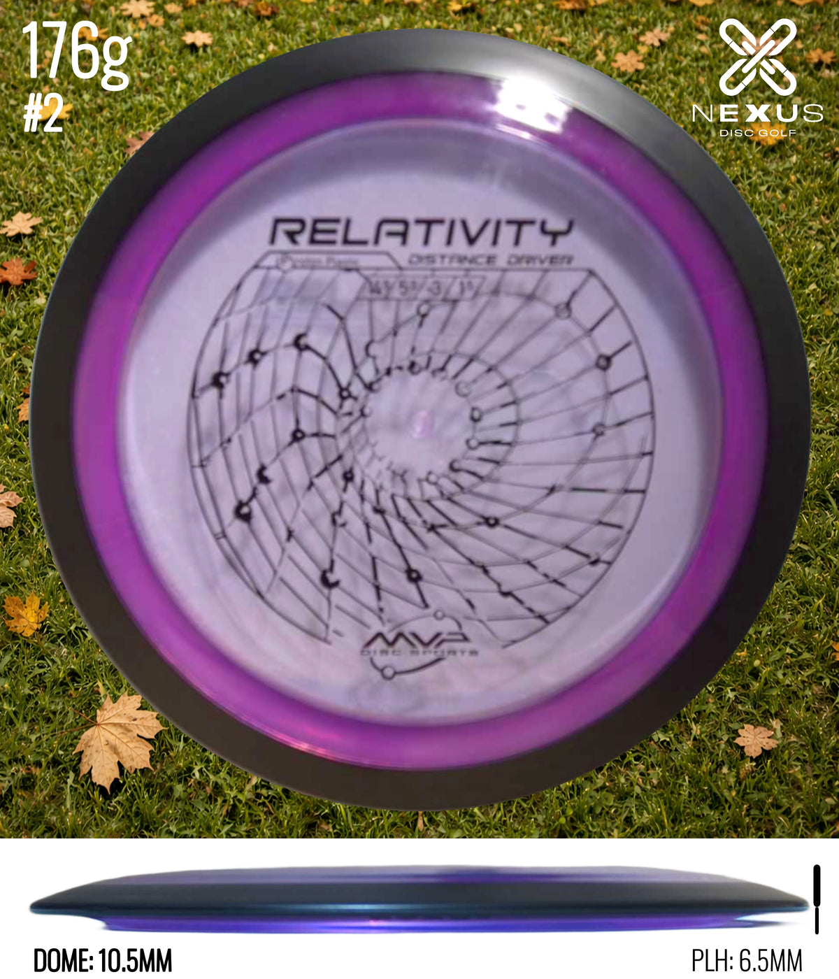 MVP Relativity Proton Purple/Black 176g