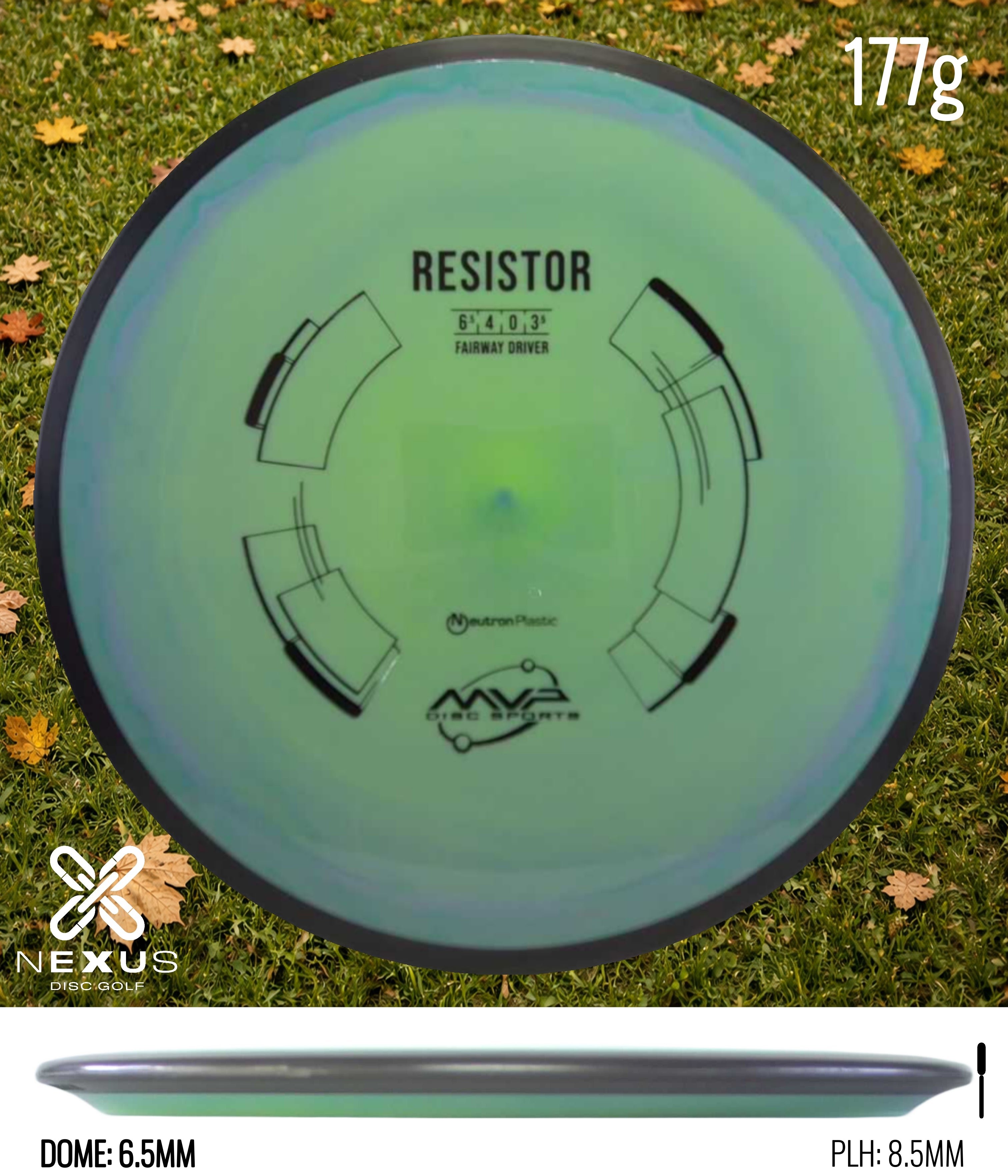 MVP Resistor Neutron Green/Black 177g