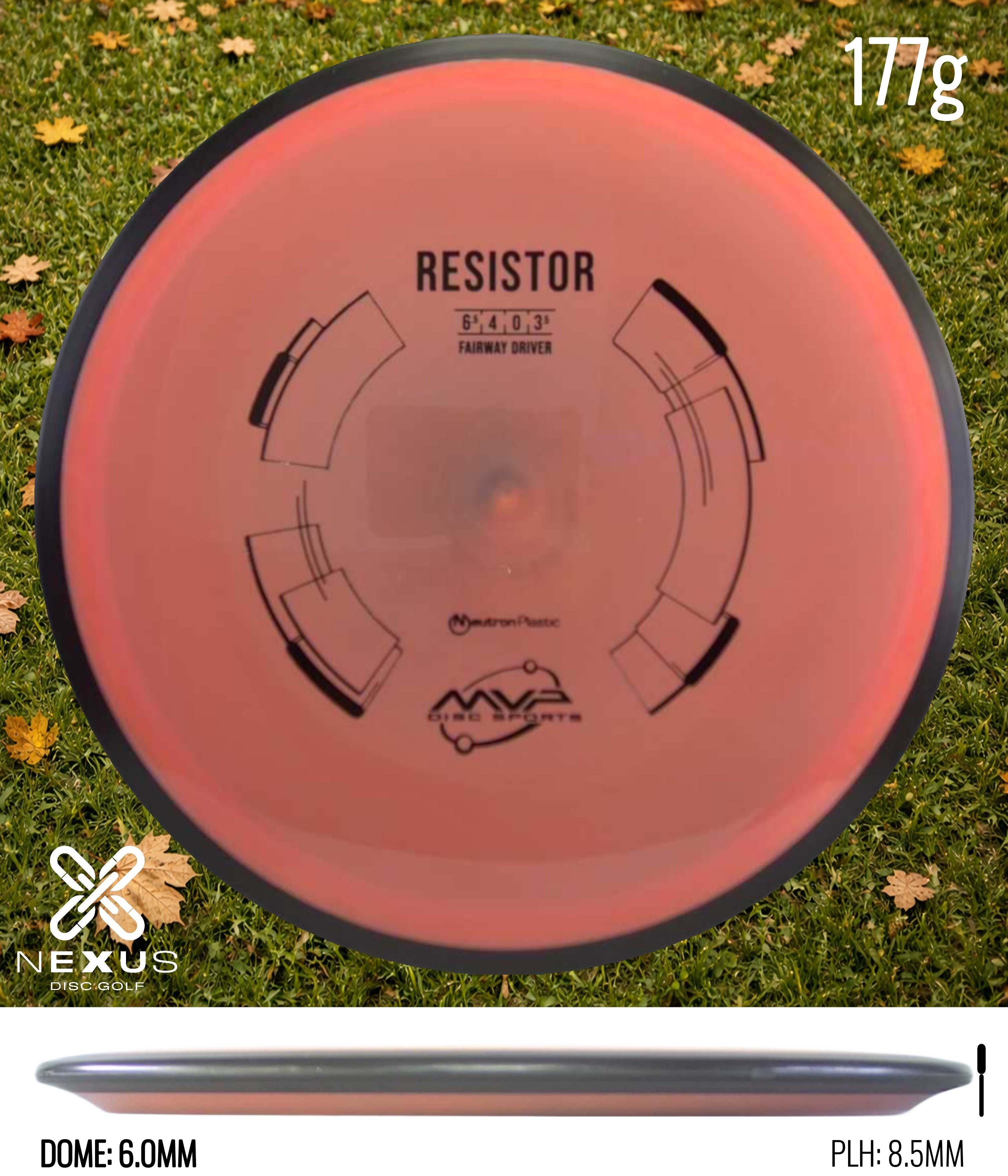 MVP Resistor Neutron Pink/Black 177g