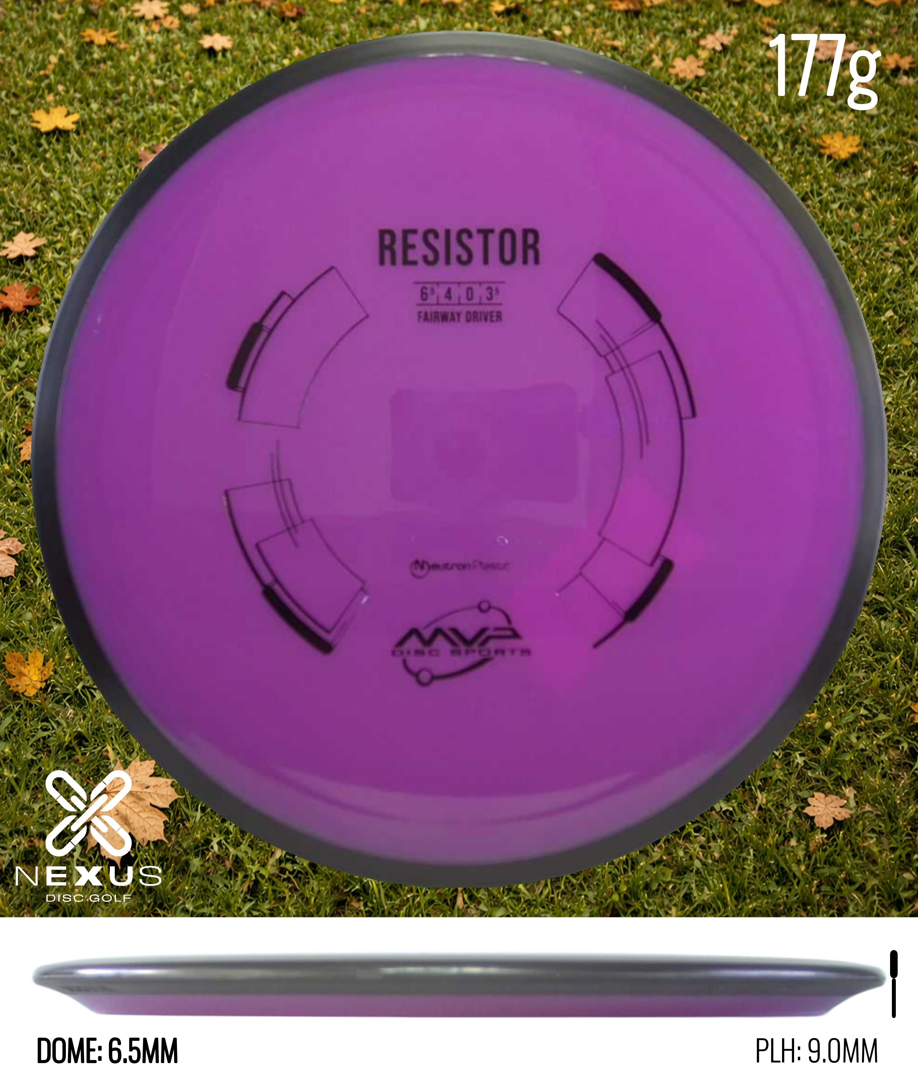 MVP Resistor Neutron Purple/Black 177g