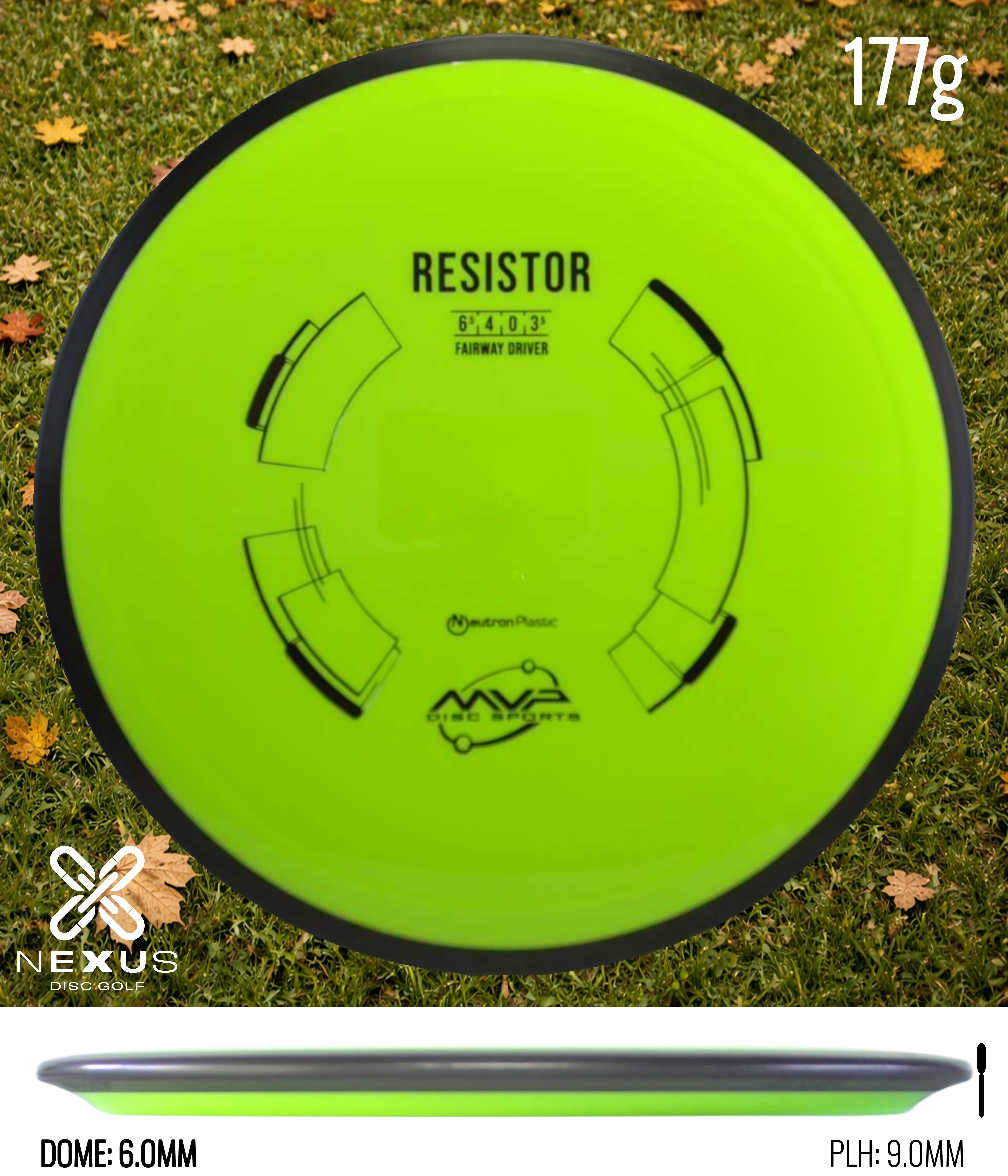 MVP Resistor Neutron Yellow/Black 177g