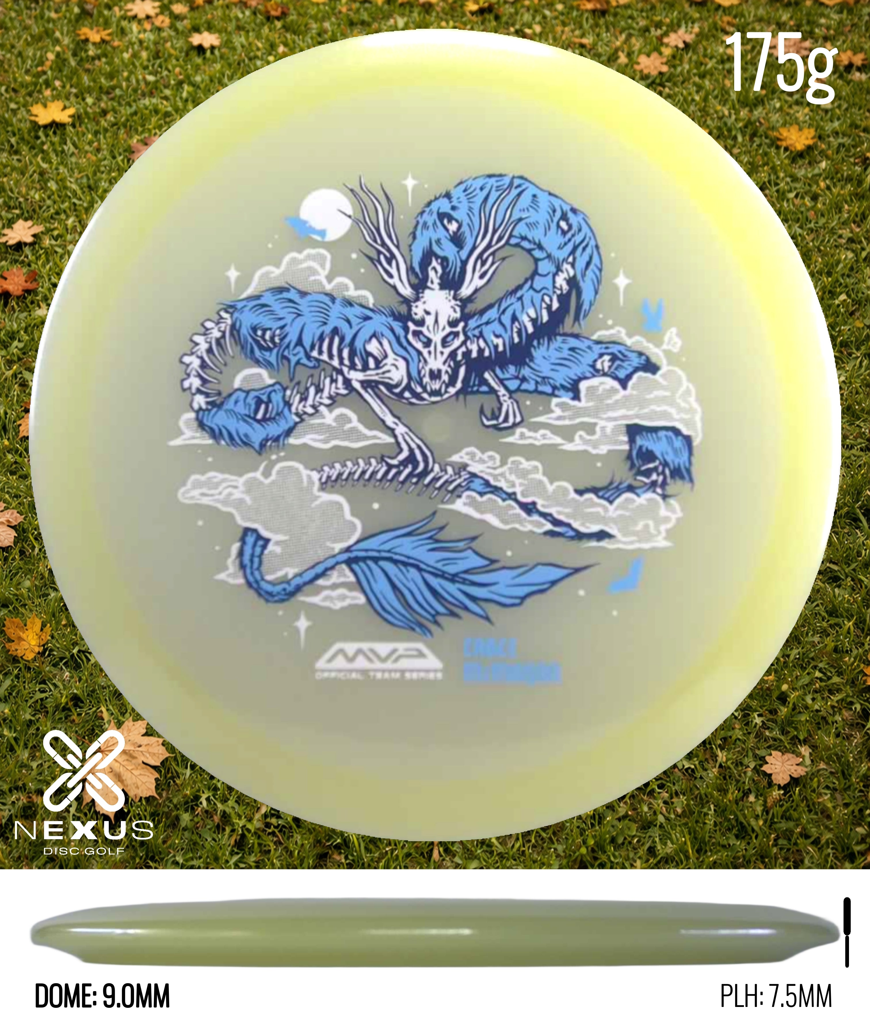 MVP Streamline Eclipse Ascend – Eagle McMahon Halloween Team Series Glow/Blue, White 175g