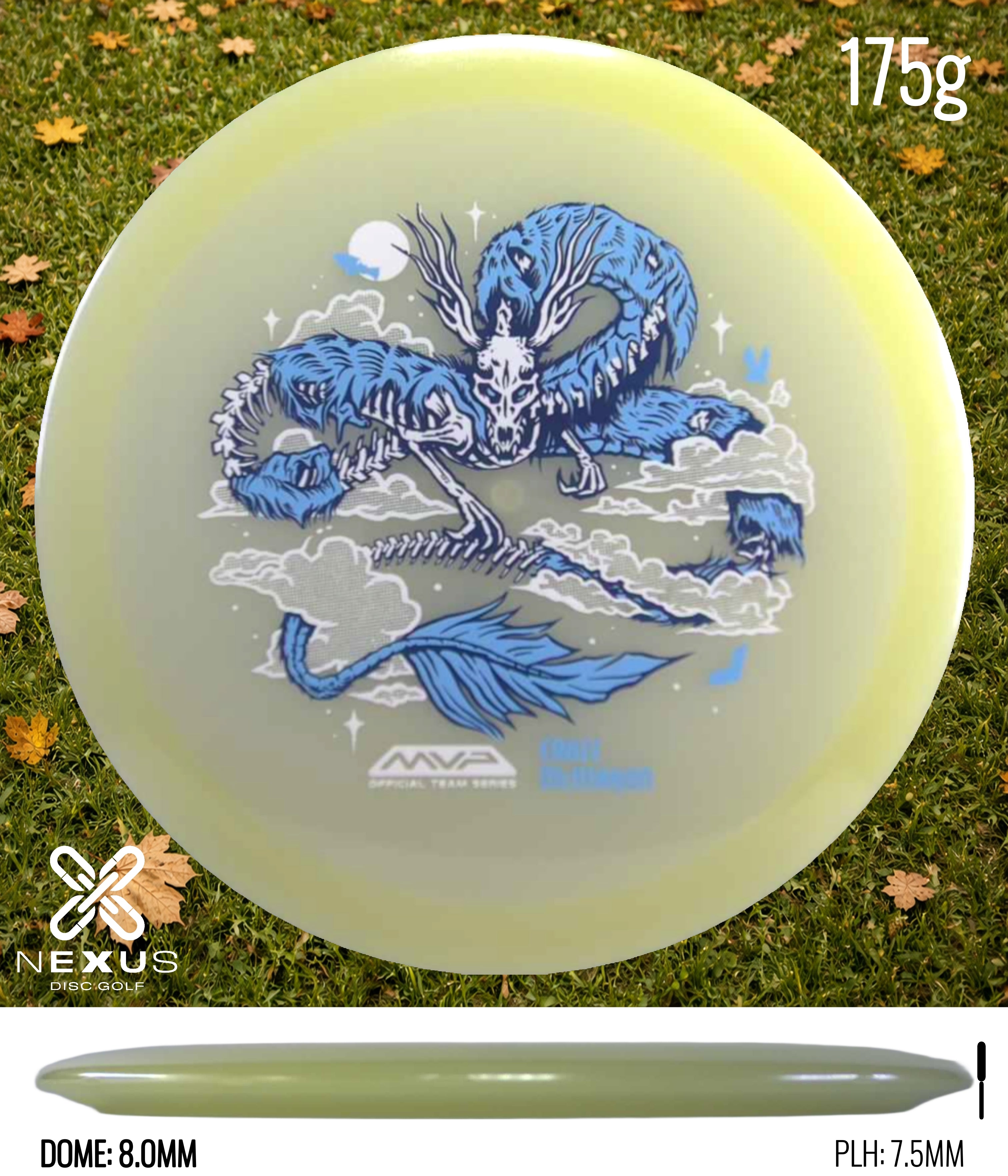 MVP Streamline Eclipse Ascend – Eagle McMahon Halloween Team Series Glow/Blue, White 175g