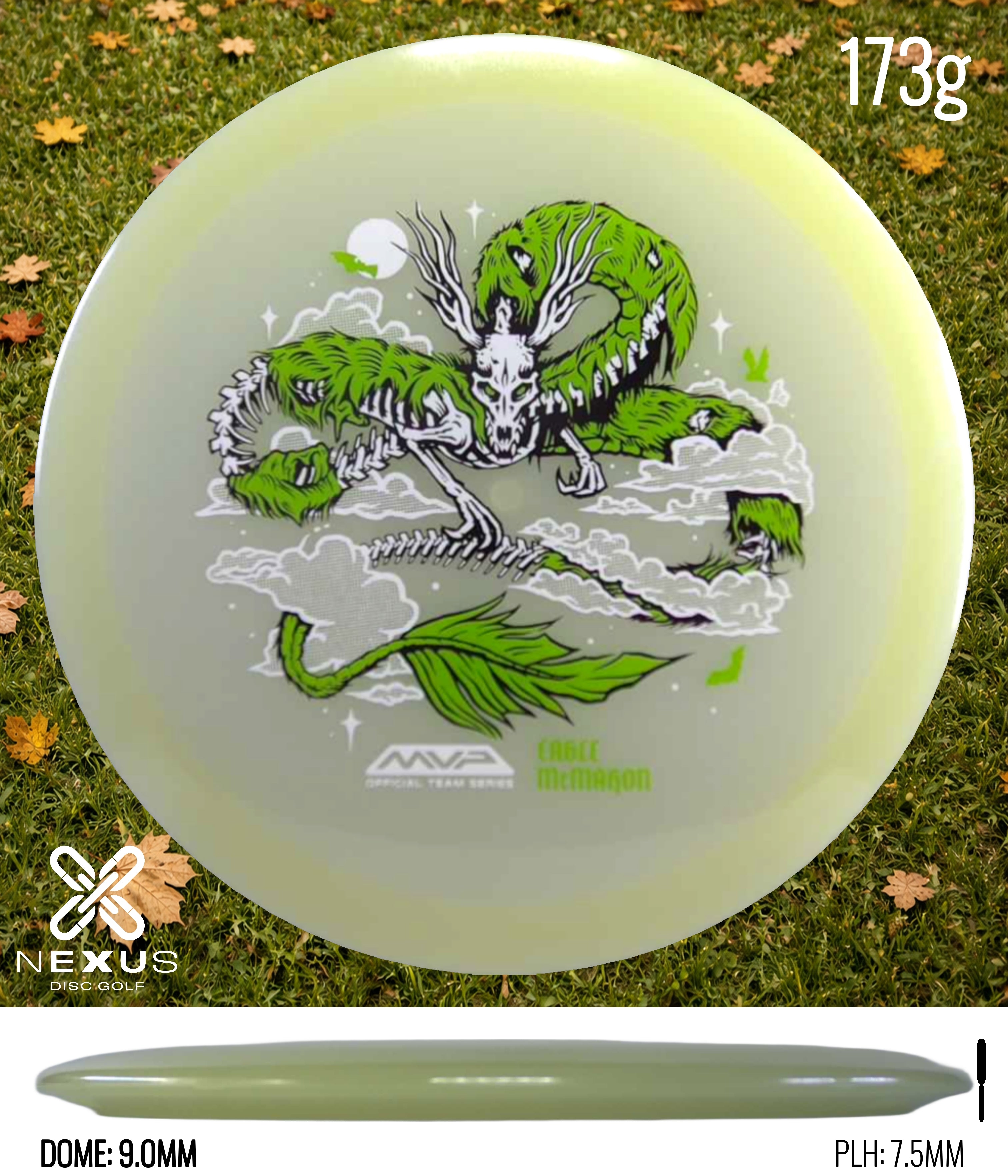 MVP Streamline Eclipse Ascend – Eagle McMahon Halloween Team Series Glow/Green, White 173g