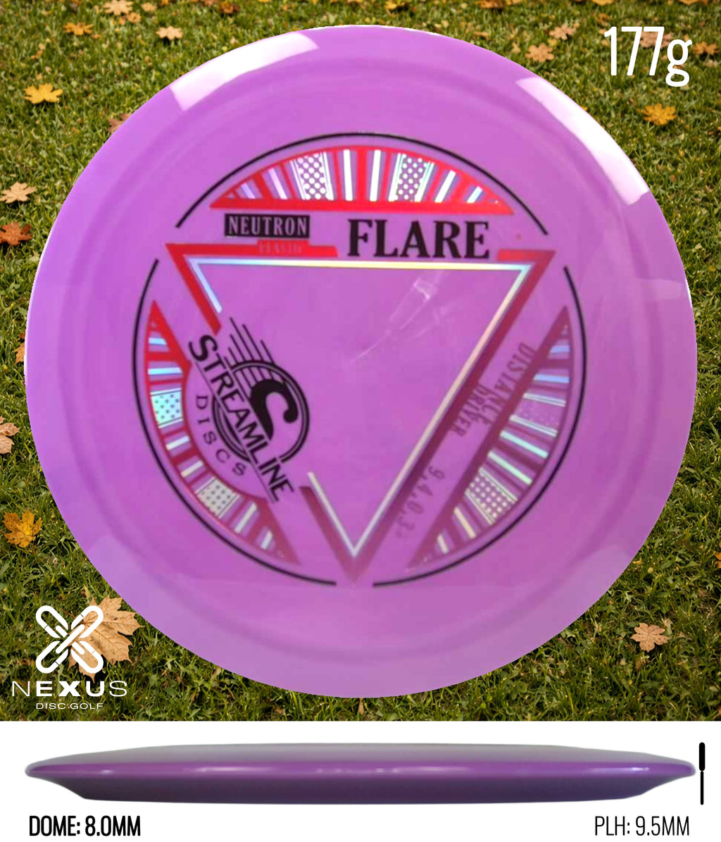 Streamline Flare Neutron Purple/Red Metallic, Silver, Black 177g