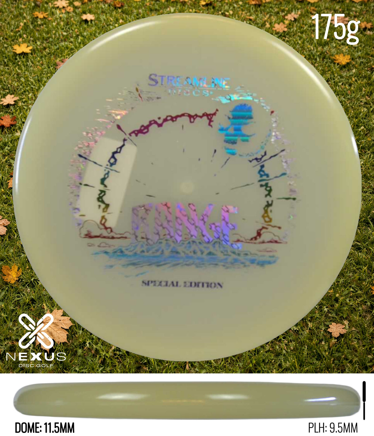 Streamline Range Eclipse Glow/Rainbow Holographic, Silver 175g