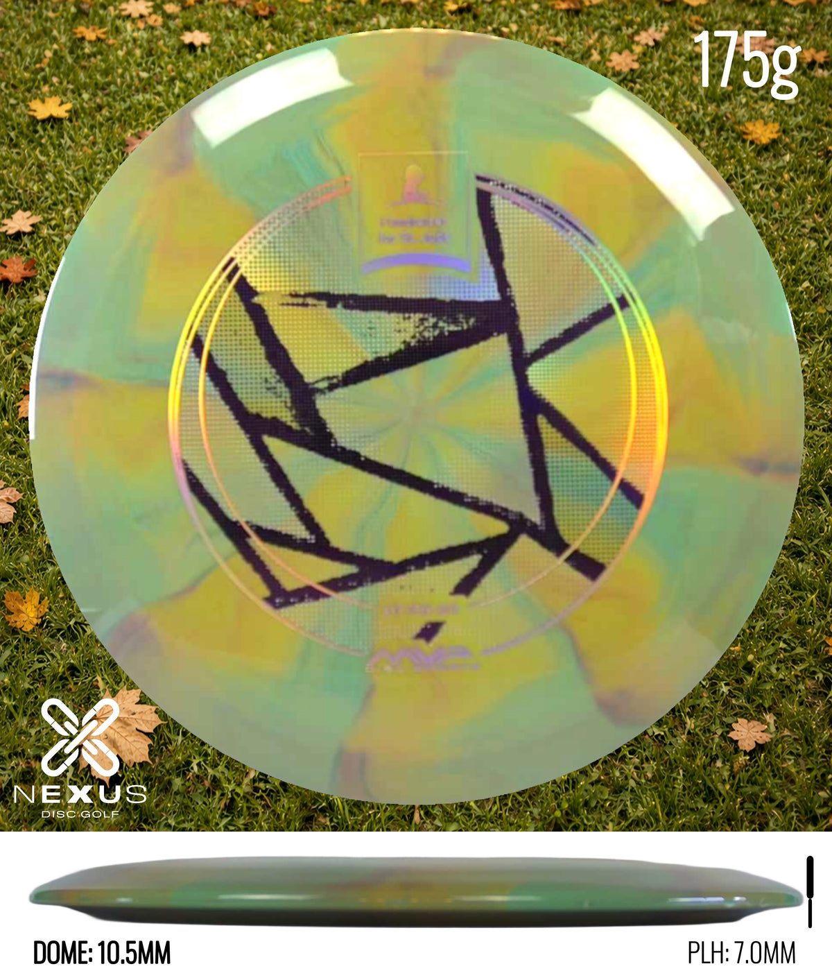 Streamline Shift Cosmic Neutron Green/Black, Rainbow Holo 175g
