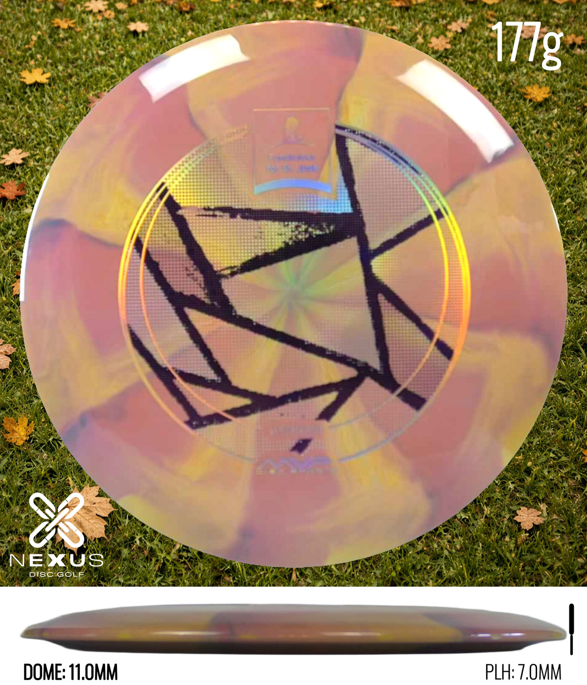 Streamline Shift Cosmic Neutron Orange/Rainbow Holo, Black 177g