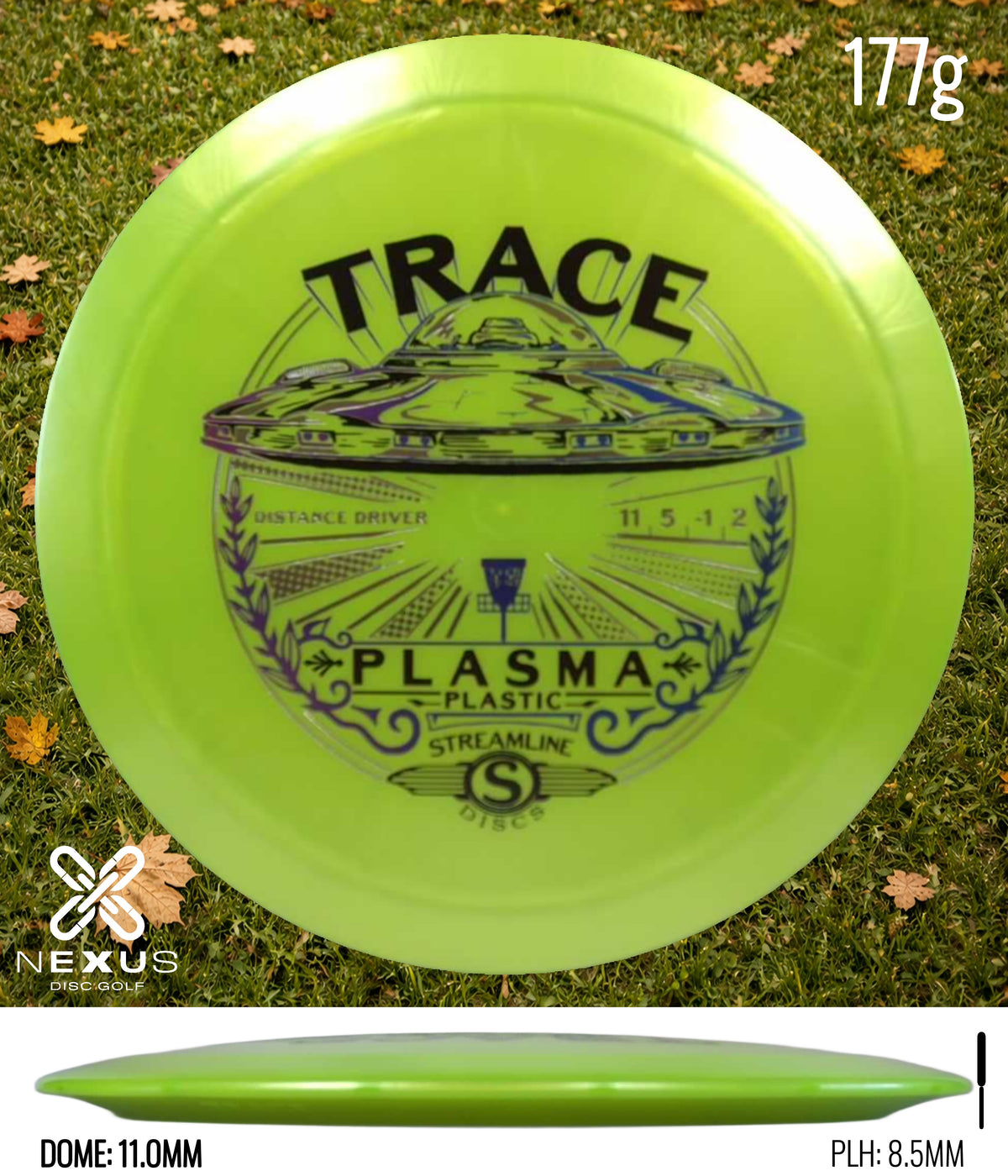 Streamline Trace Plasma Yellow/Blue Metallic, Black 177g