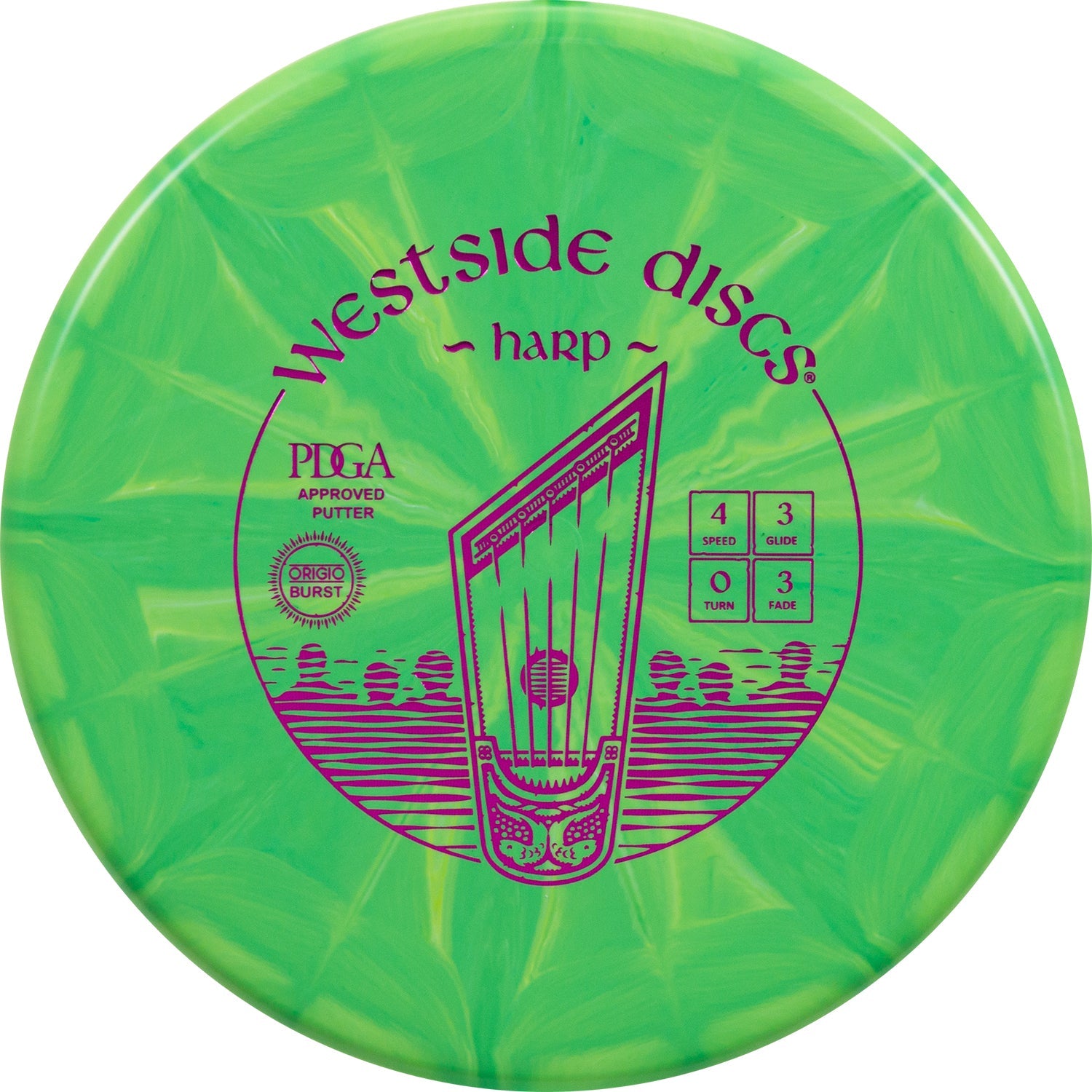 Westside Discs Origio Burst Harp