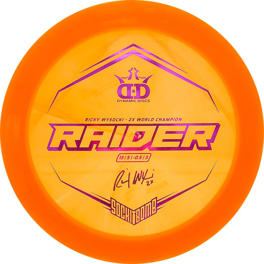 Dynamic Discs Lucid-Ice Raider Ricky Wysocki Sockibomb Stamp